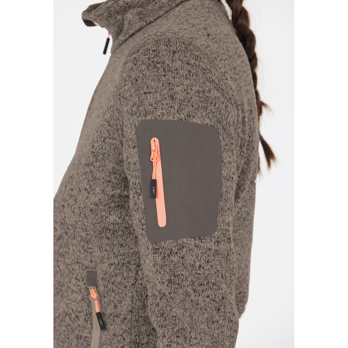 CMP Strickfleecejacke, (1 St.), Wärmeisolierend & Schnell trocknend & Atmungsaktiv