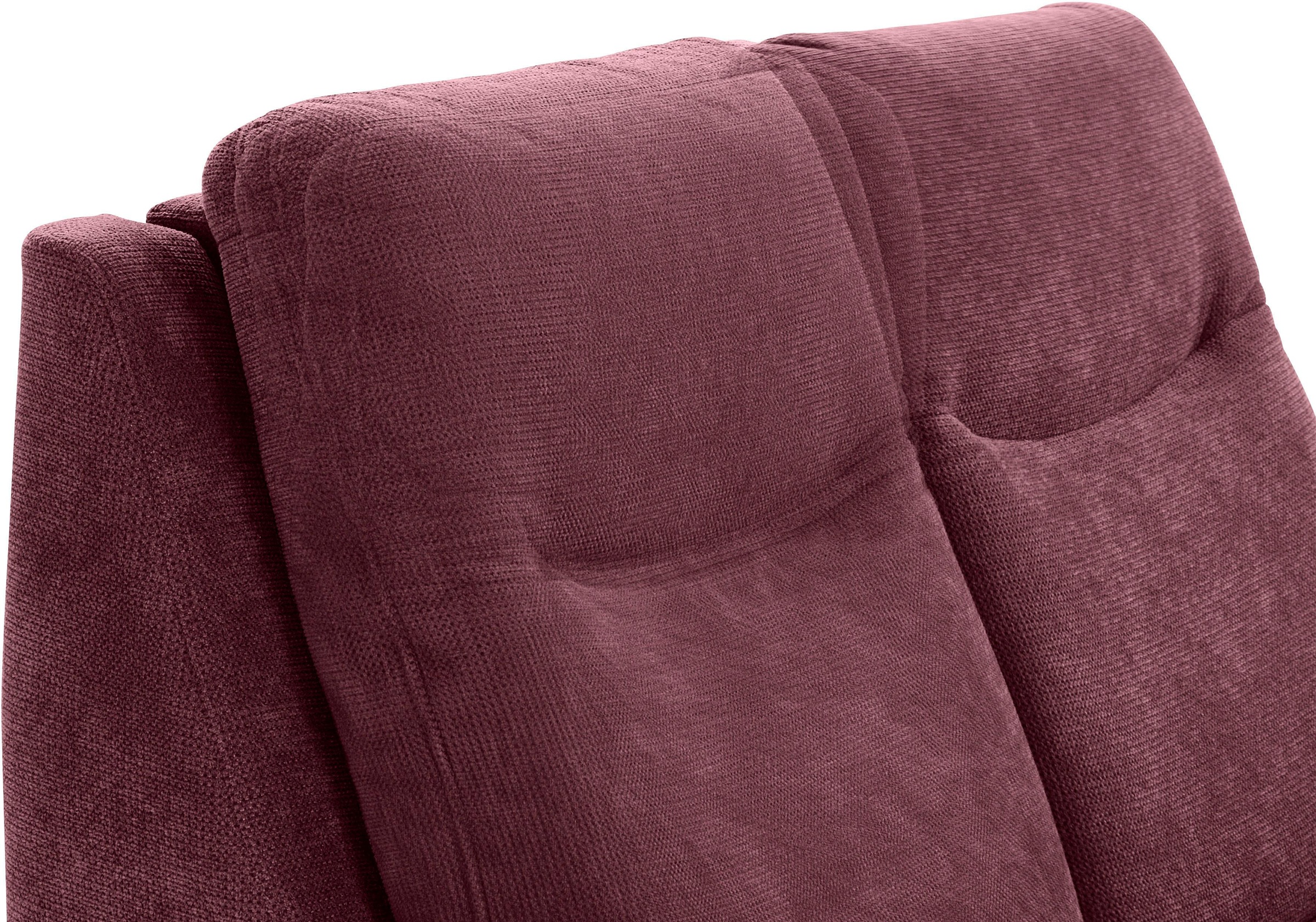 sit&more 2-Sitzer »Boccaccio«, inklusive Federkern und Kopfteilverstellung