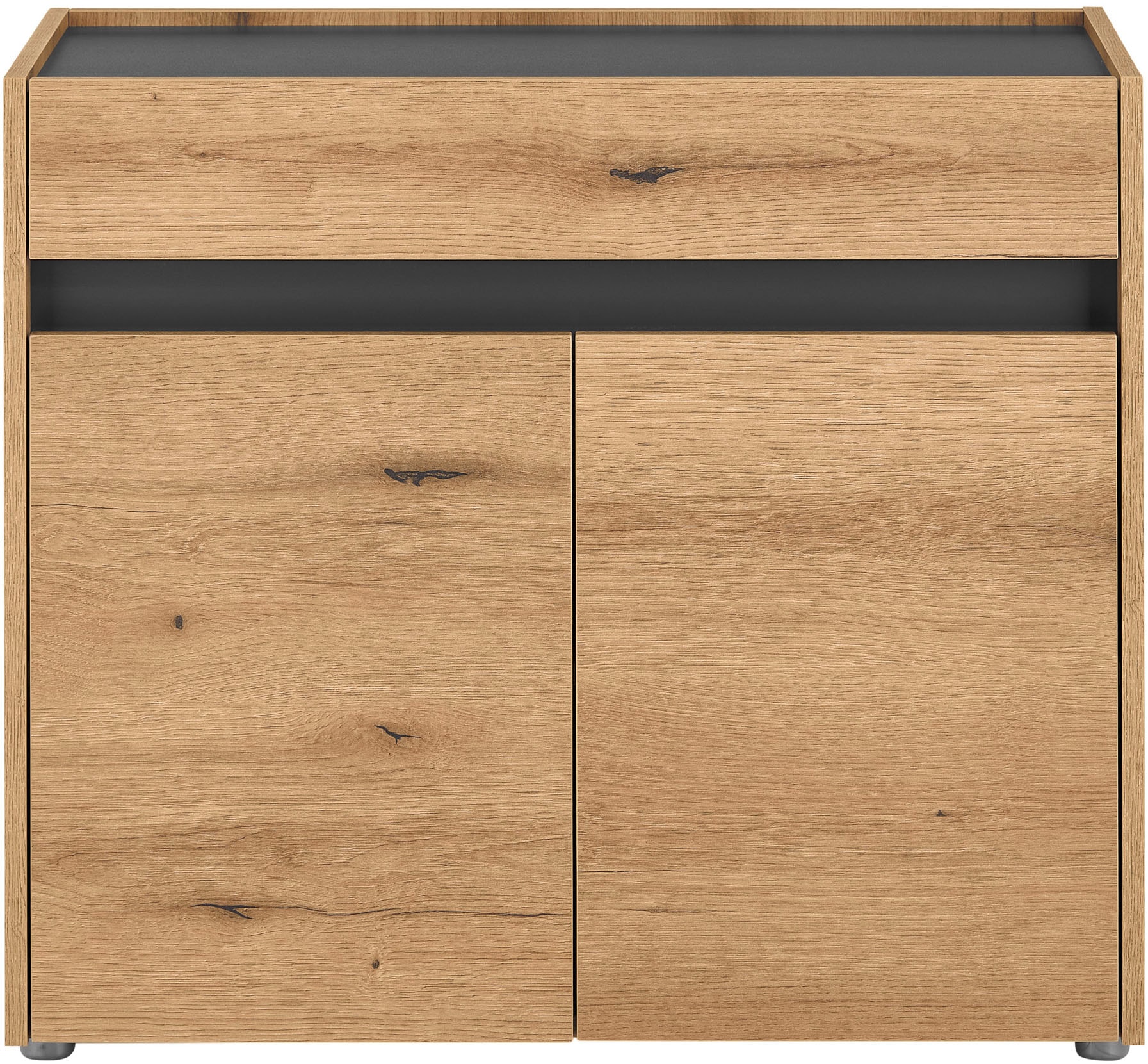 INOSIGN Kommode »GiRON/CiTY, Schrank in vier Farben, modernes Sideboard, Kommode«, viel Stauraum, Schublade, 80 cm breit