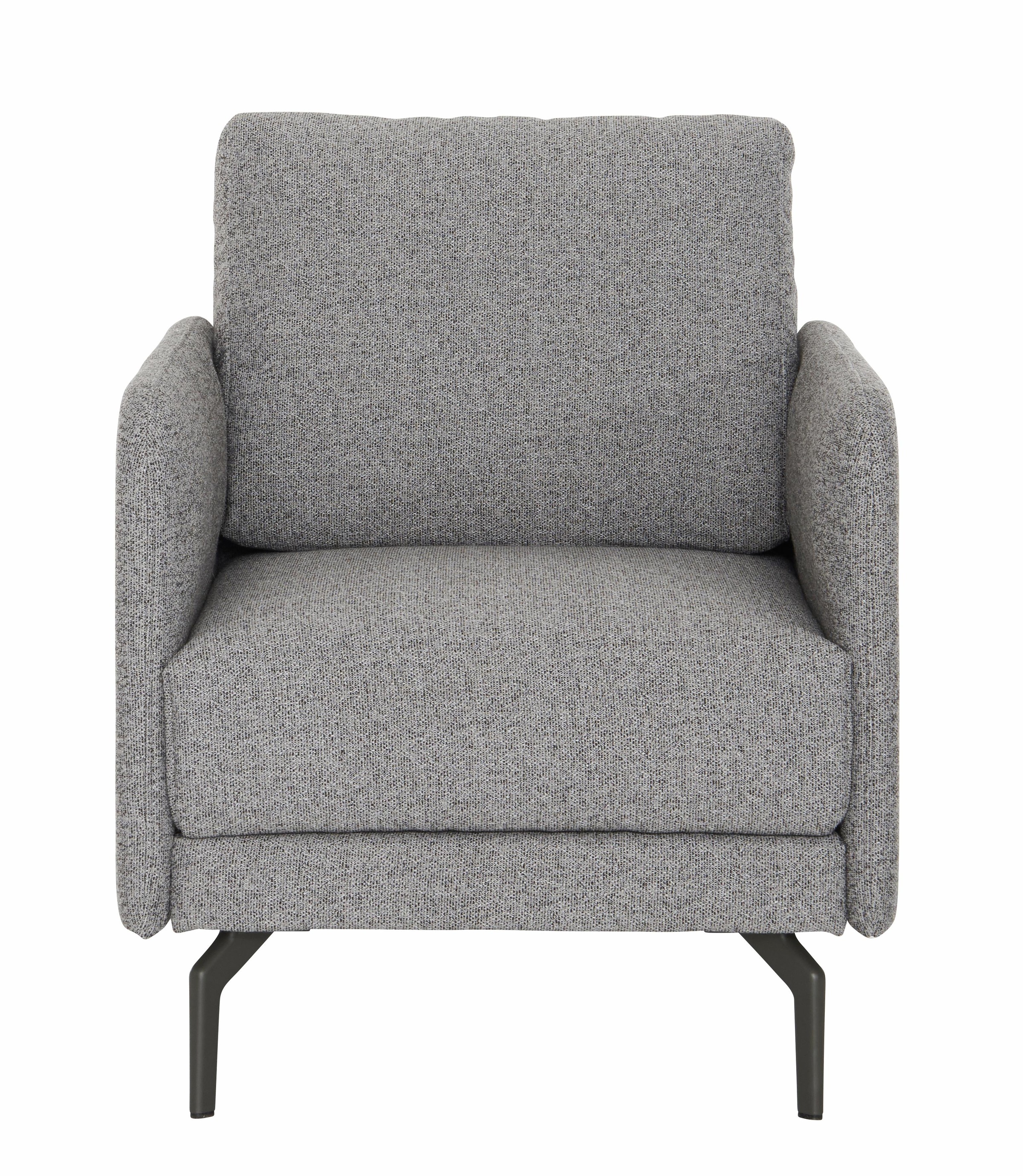 hülsta sofa Sessel »hs.450«, sehr Raten auf 70 Armlehne cm, Breite bestellen Umbragrau Alugussfuß schmal