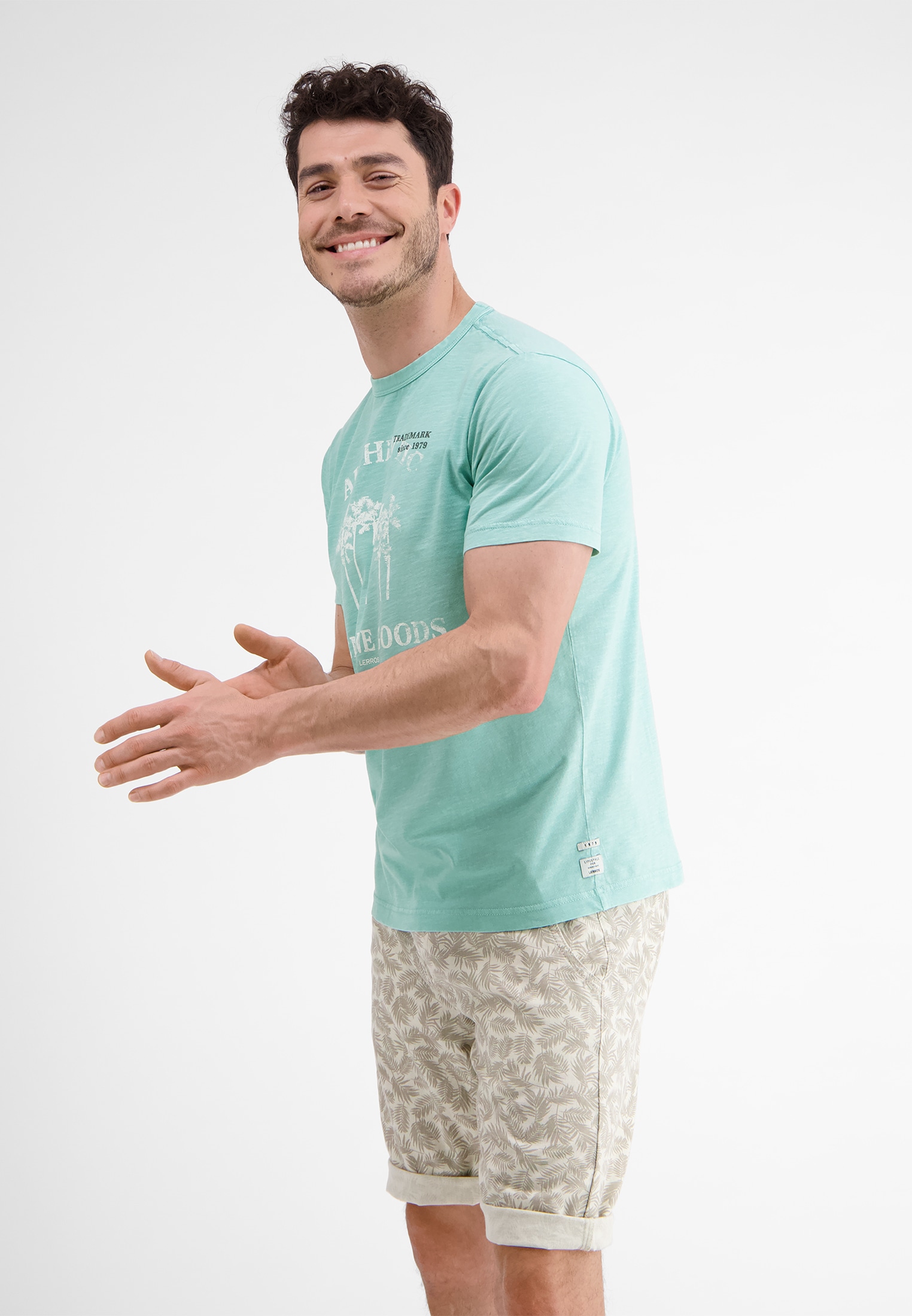 LERROS T-Shirt »LERROS T-Shirt mit Frontprint«