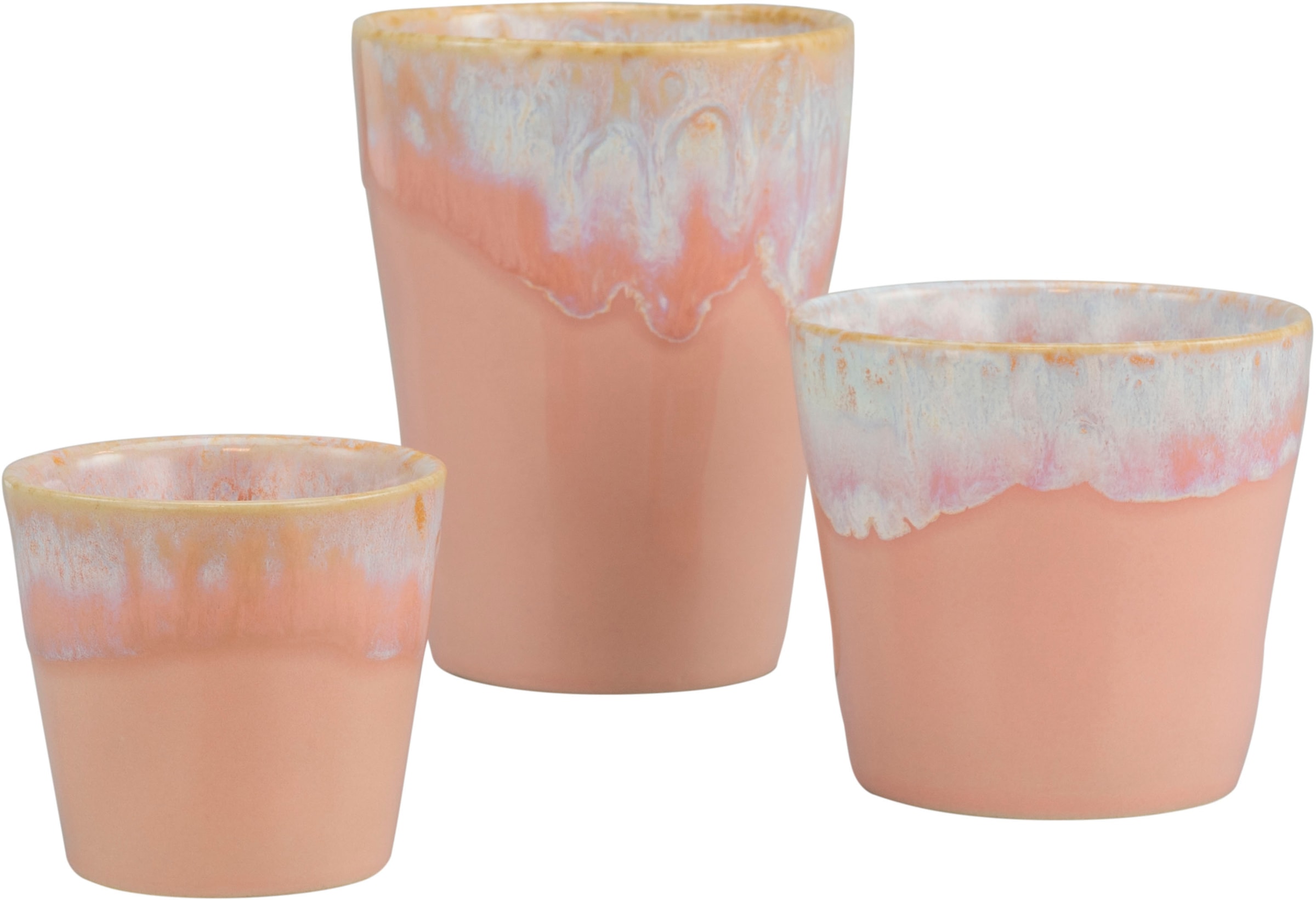 CreaTable Becher »Kaffeebecher Gespresso«, (Set, 6 tlg.), 36 cl, Tassen Set, 6-teilig, Made in Europe