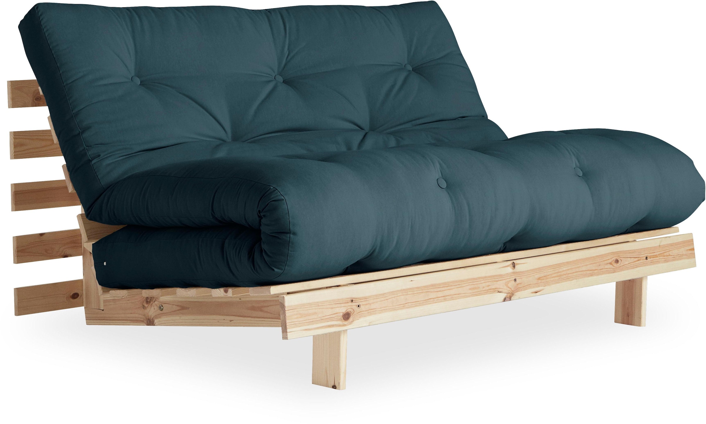 Karup Design Daybett »Roots Schlafsofa, Gästebett, Sofa inkl. Futonmatratze«, Liegefläche 90/140/160 x200 cm, FSC® zertifizierte Kiefer