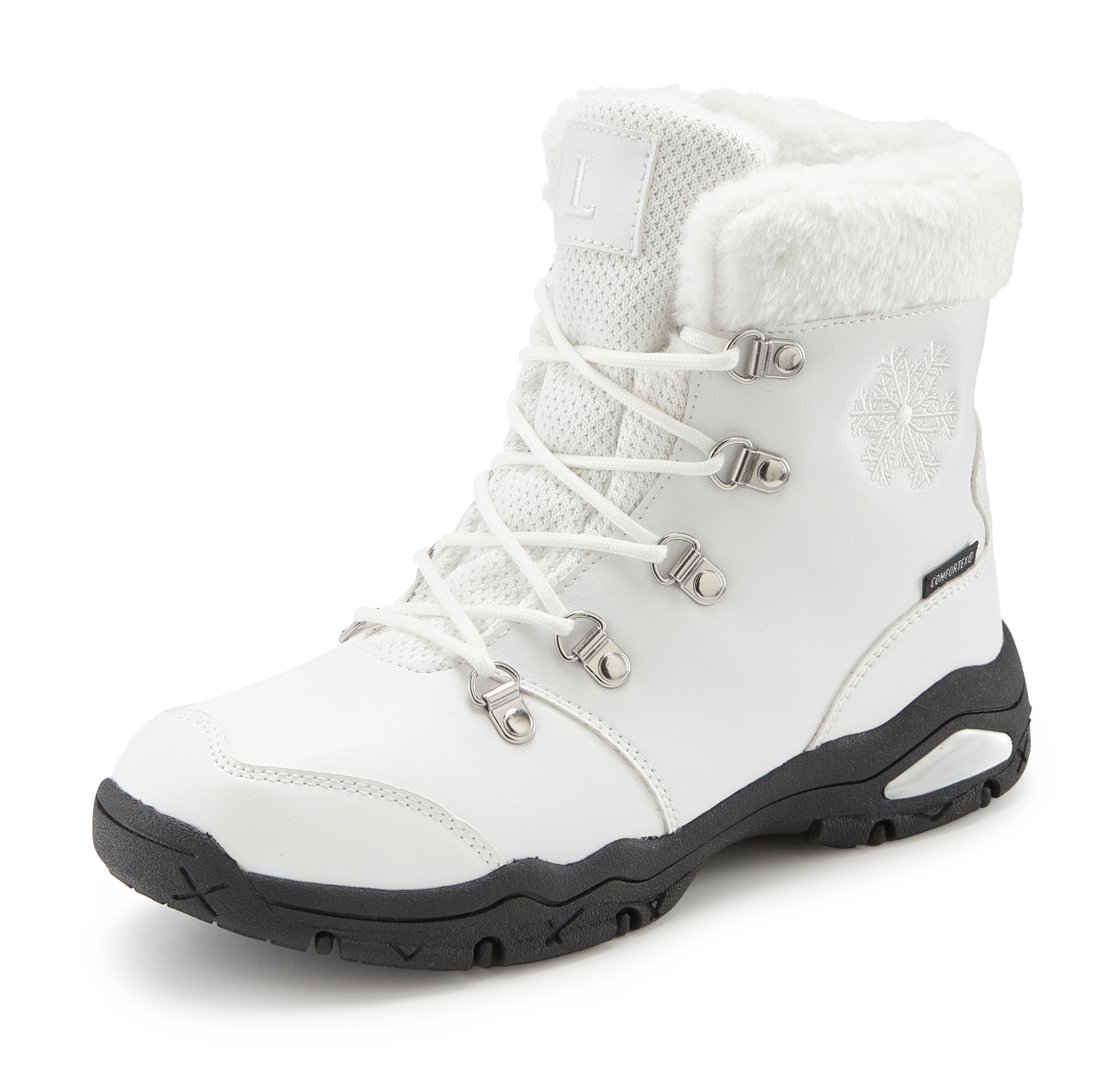 LASCANA Winterstiefelette, Stiefelette,Stiefel,Winterstiefel wind-& wasserabweisender Tex-Membran