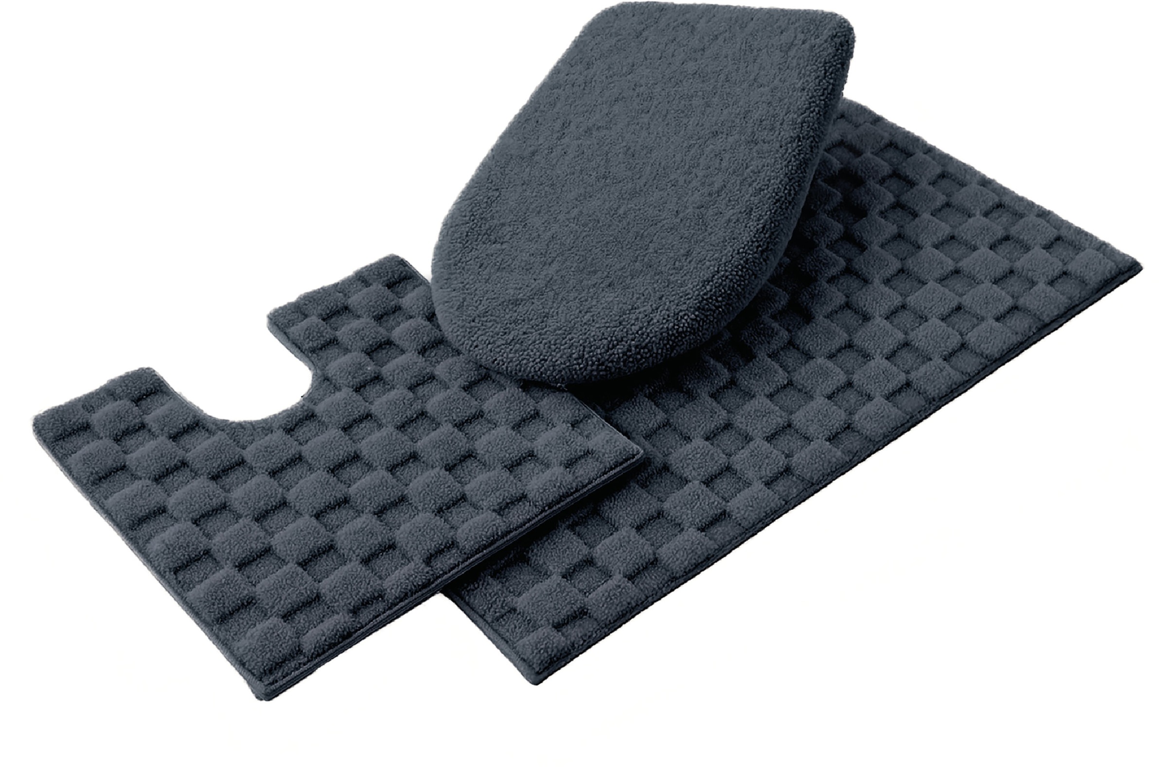 OTTO home Badematte »Naala, Badvorleger, Badezimmer Teppich, sehr weich«, rutschhemmend beschichtet, schnell trocknend-fußbodenheizungsgeeignet, weiche Haptik, auch als 2-teiliges Set erhältlich, Made in Europe