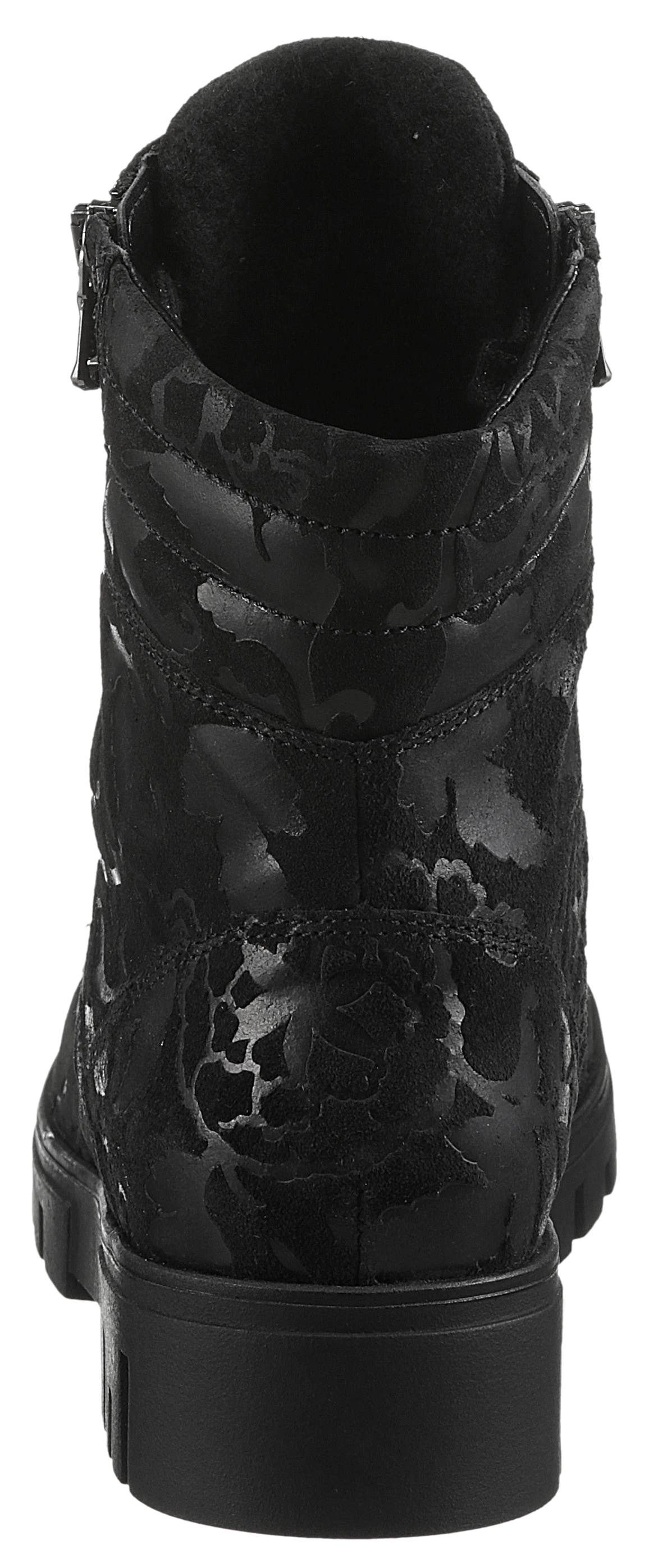 Waldläufer Schnürstiefelette »H-SERENA«, Schnürboots, Profilsohle, Blockabsatz, in Komfortweite H (= sehr weit)
