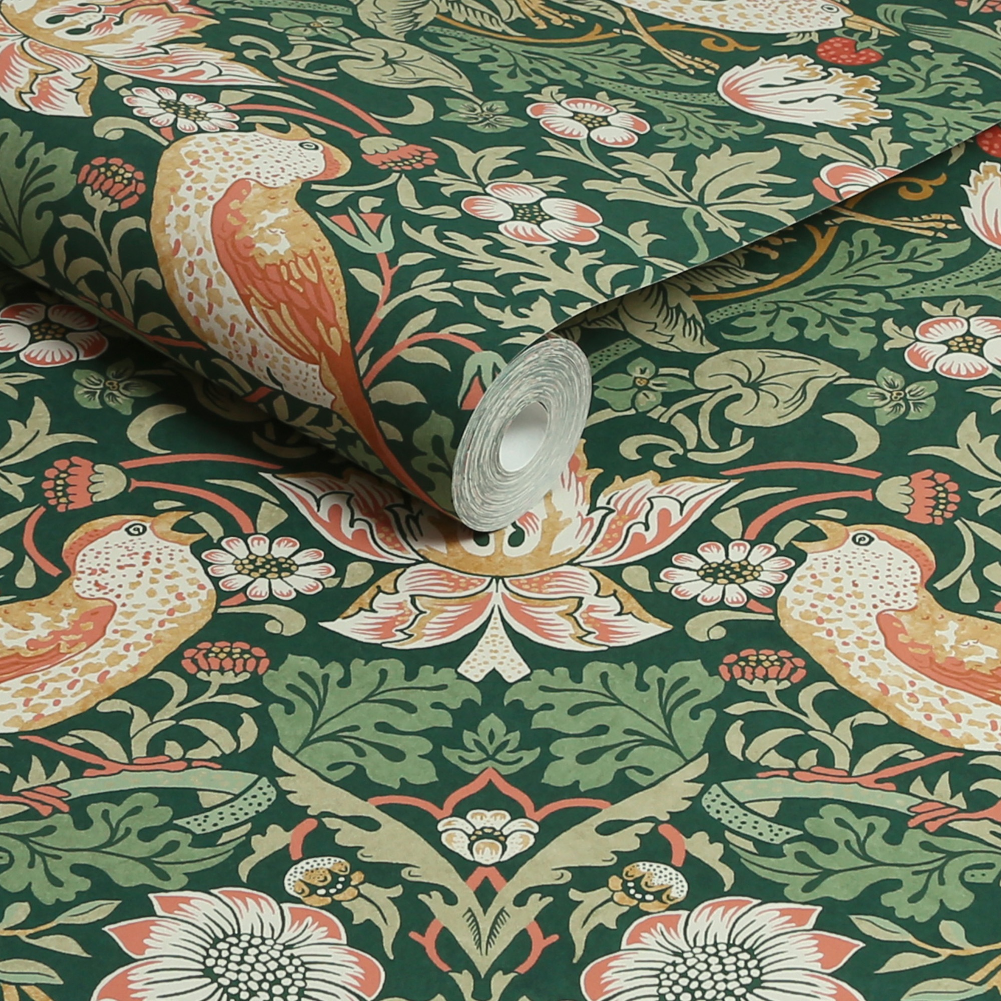 WILLIAM MORRIS AT HOME Vliestapete »Strawberry Thief«, Retro, Design Tapeten