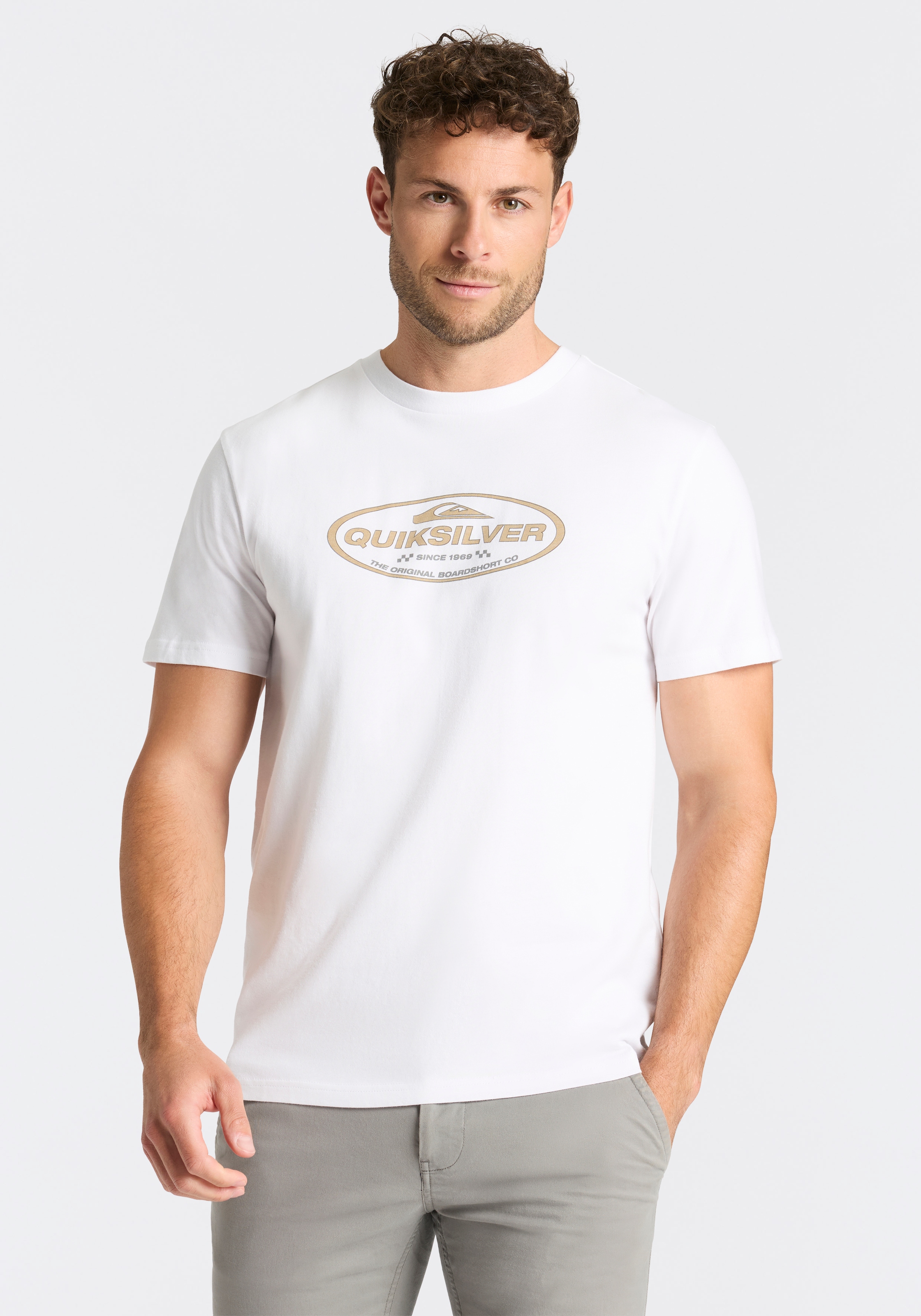 Quiksilver T-Shirt »LIGHT WAVES OFF COURSE SHORT SLEEVE PACK« 2 Kurzarm, aus Jersey-Material, mit Rundhalsausschnitt
