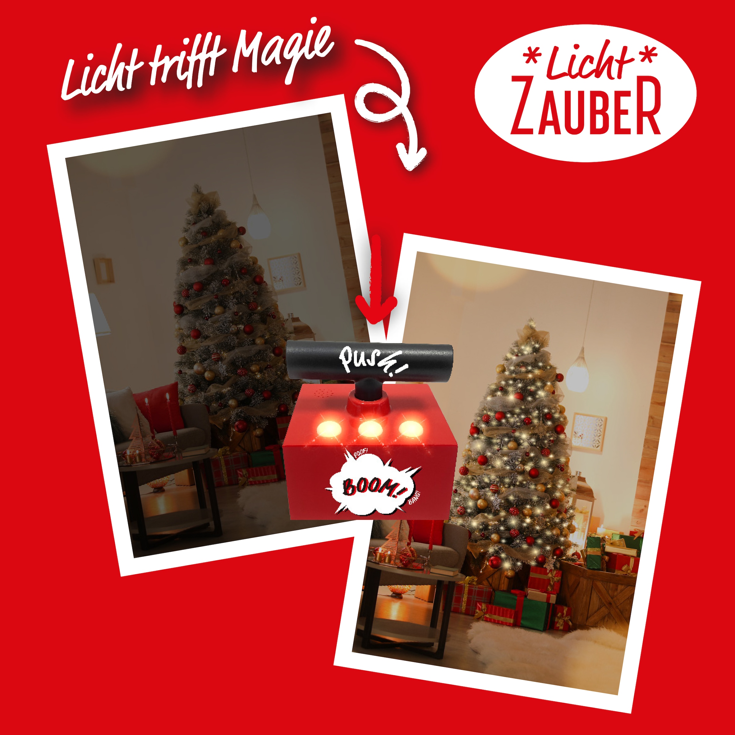 BONETTI Schalter »BOOM! TNT Box für Lichterkette« 1 Stk. tlg. für Partys und Fest mit spektakulären Lichteffekten