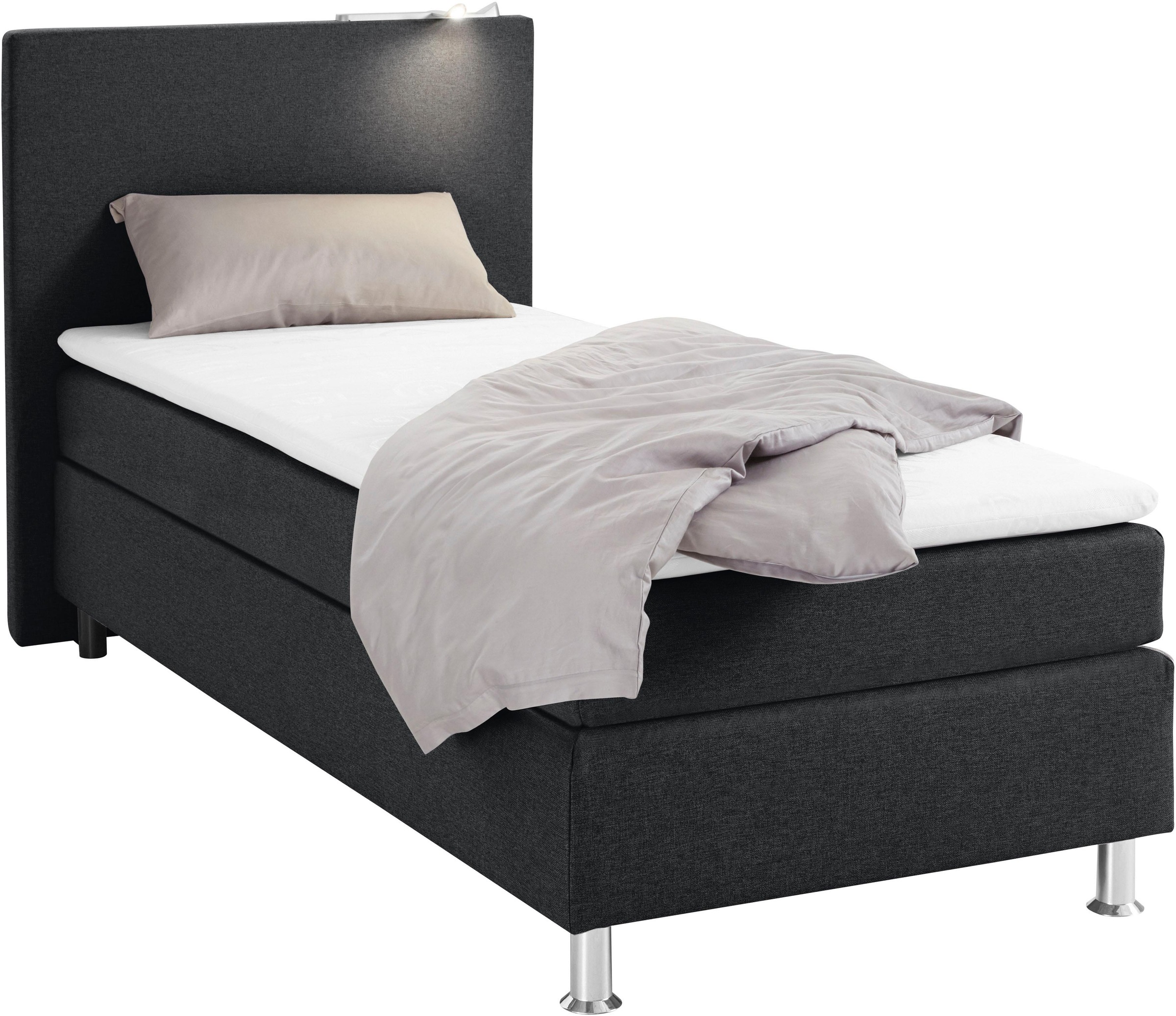 COLLECTION AB Boxspringbett, inkl. LED-Beleuchtung und Topper