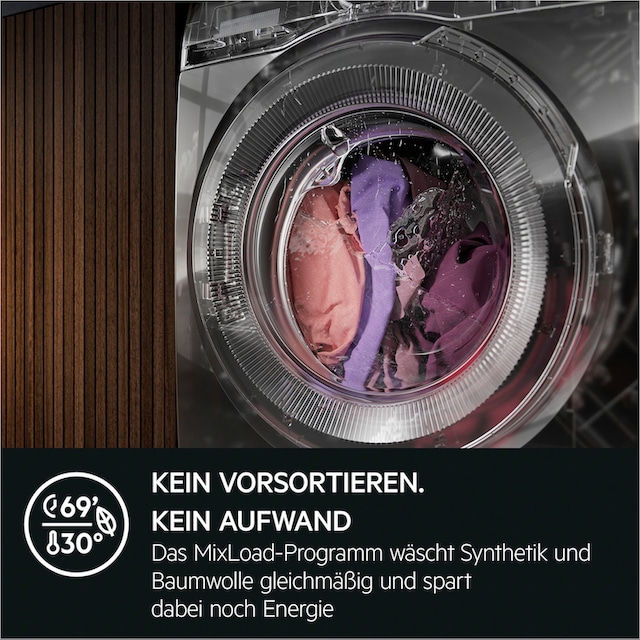 AEG Waschmaschine, LR6D60490 914915144, 9 kg, 1400 U/min, ProSense®  Mengenautomatik​ - spart bis 40% Zeit, Wasser und Energie online kaufen