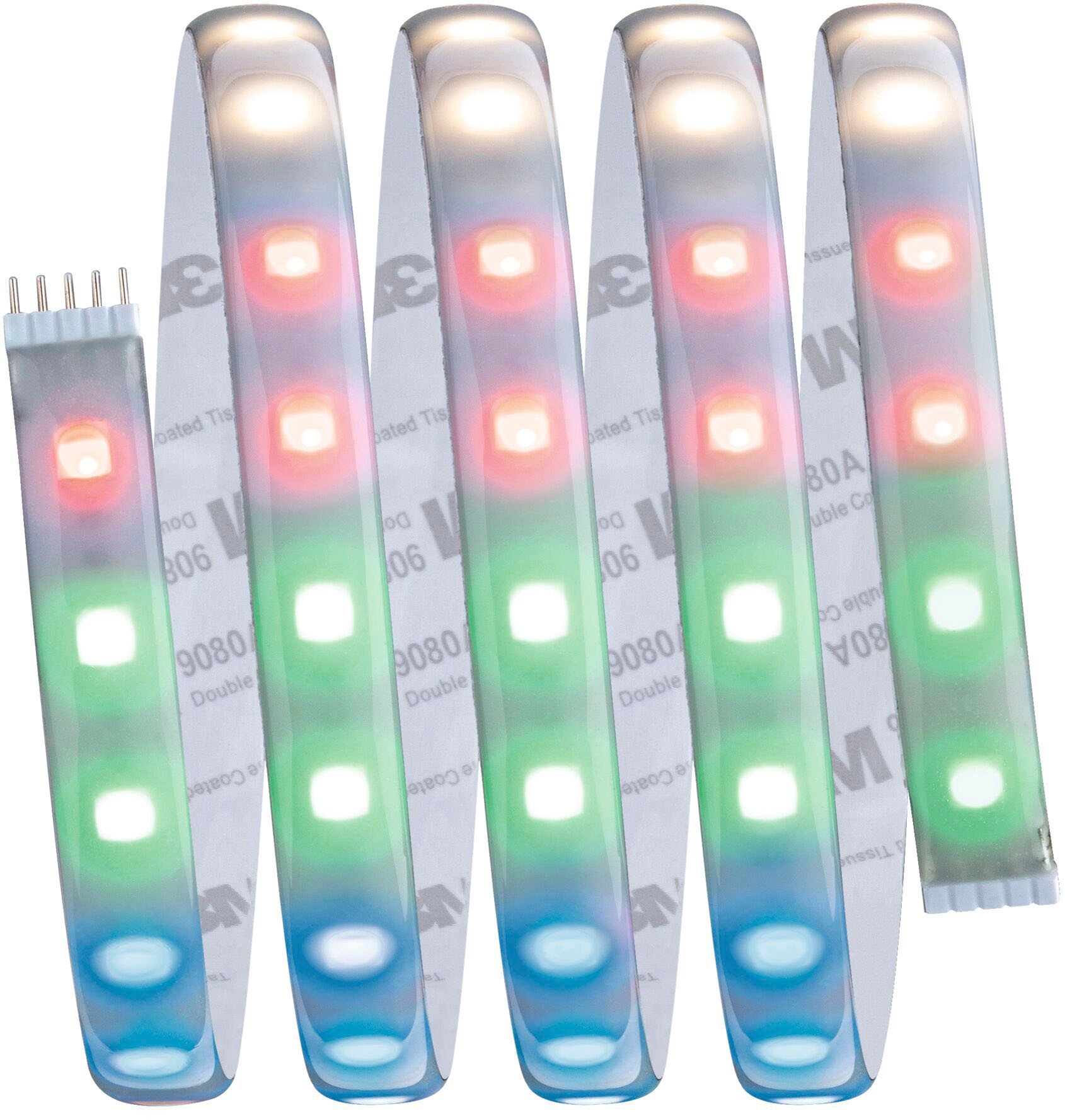 Paulmann LED-Streifen »MaxLED 500 Basisset 1,5m RGBW+ IP44 18W 440lm/m beschichtet«, 1 St.-flammig