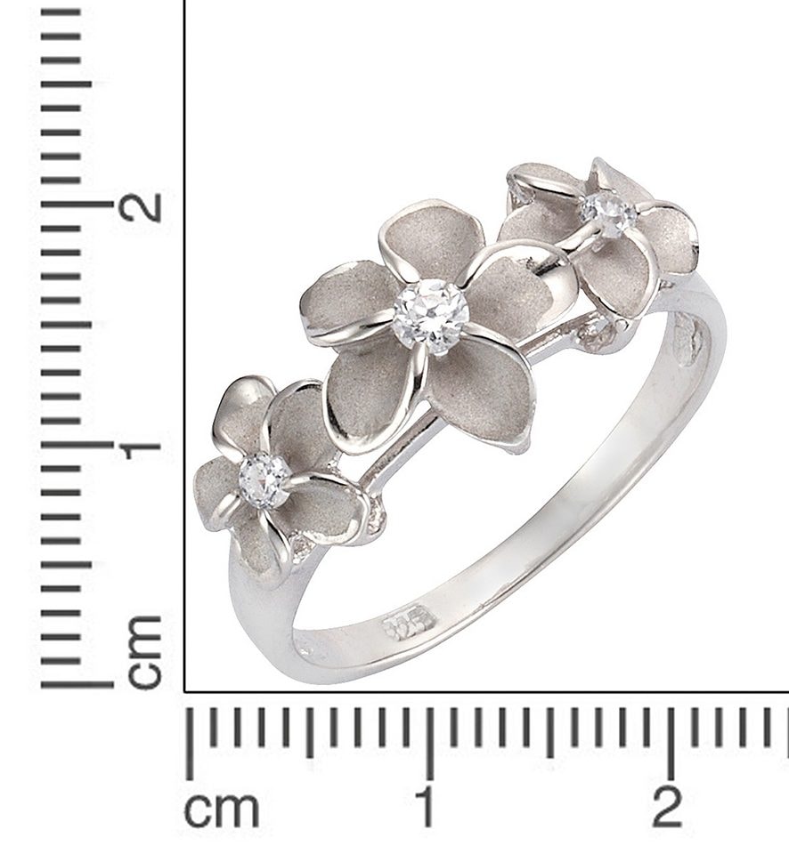 mit Silberring Online-Shop im Firetti Blume/Blüte«, Geschenk, Zirkonia kaufen »Schmuck