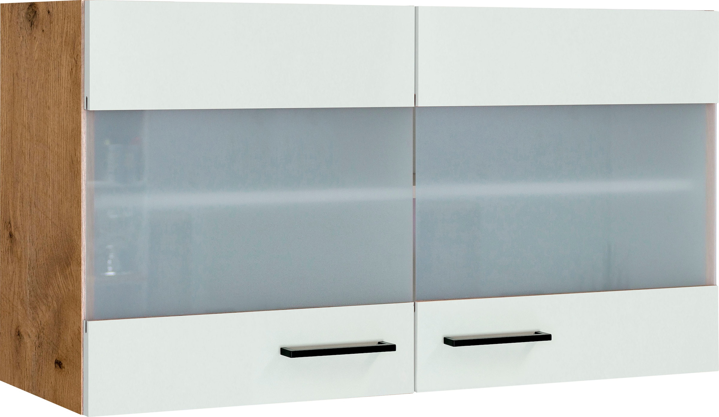 Flex-Well Glashängeschrank »Vintea«, (B x H x T) 100 x 54,8 x 32 cm, mit Stollenglastüren