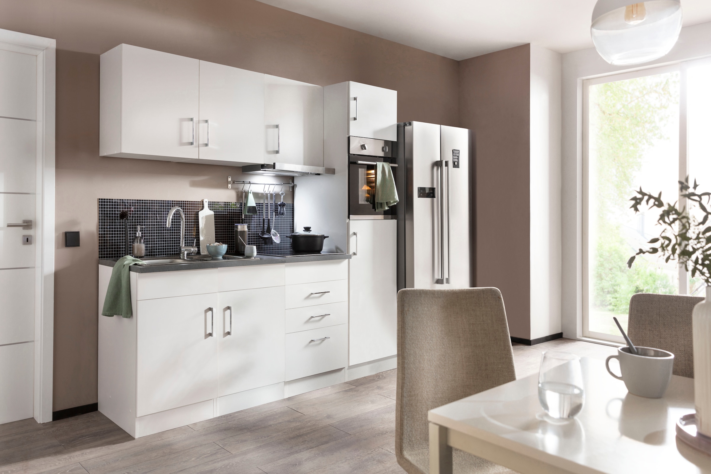 KOCHSTATION Küchenzeile »KS-Paris – Küchen mit einzigartigen Fotomotiven au günstig online kaufen