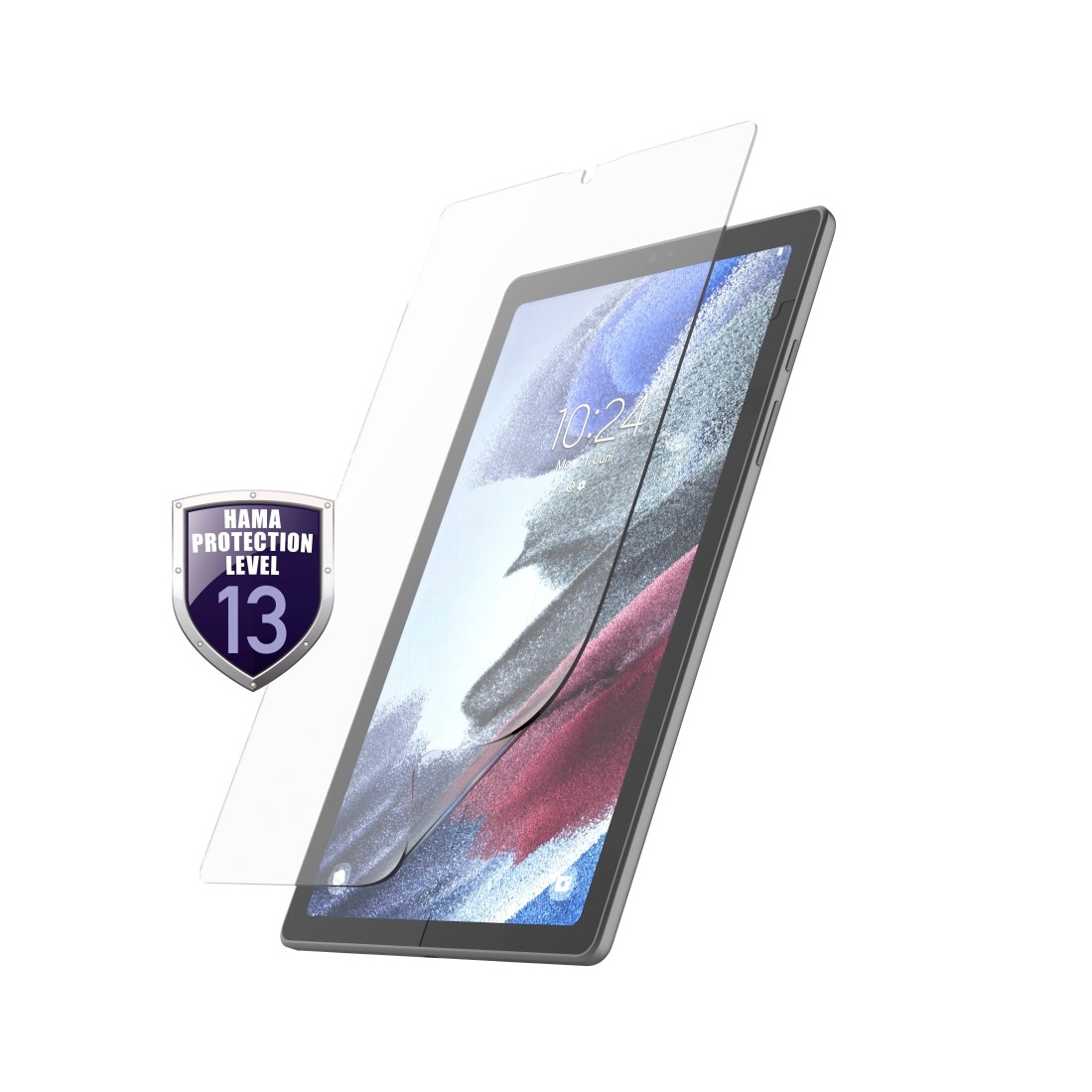 Hama Displayschutzfolie »Schutzfolie Tablet für Samsung Galaxy Tab A9, 8,7 Zoll, transparent«, für Samsung Galaxy Tab A9, Mit Montagezubehör, unzerbrechlich, flexibel