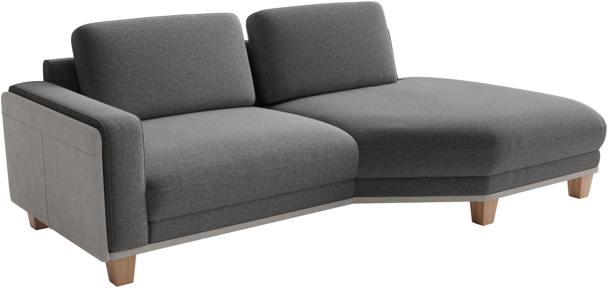 sit&more Ecksofa »Concept« Modernes Sofa in drei Fußfarben zur Auswahl