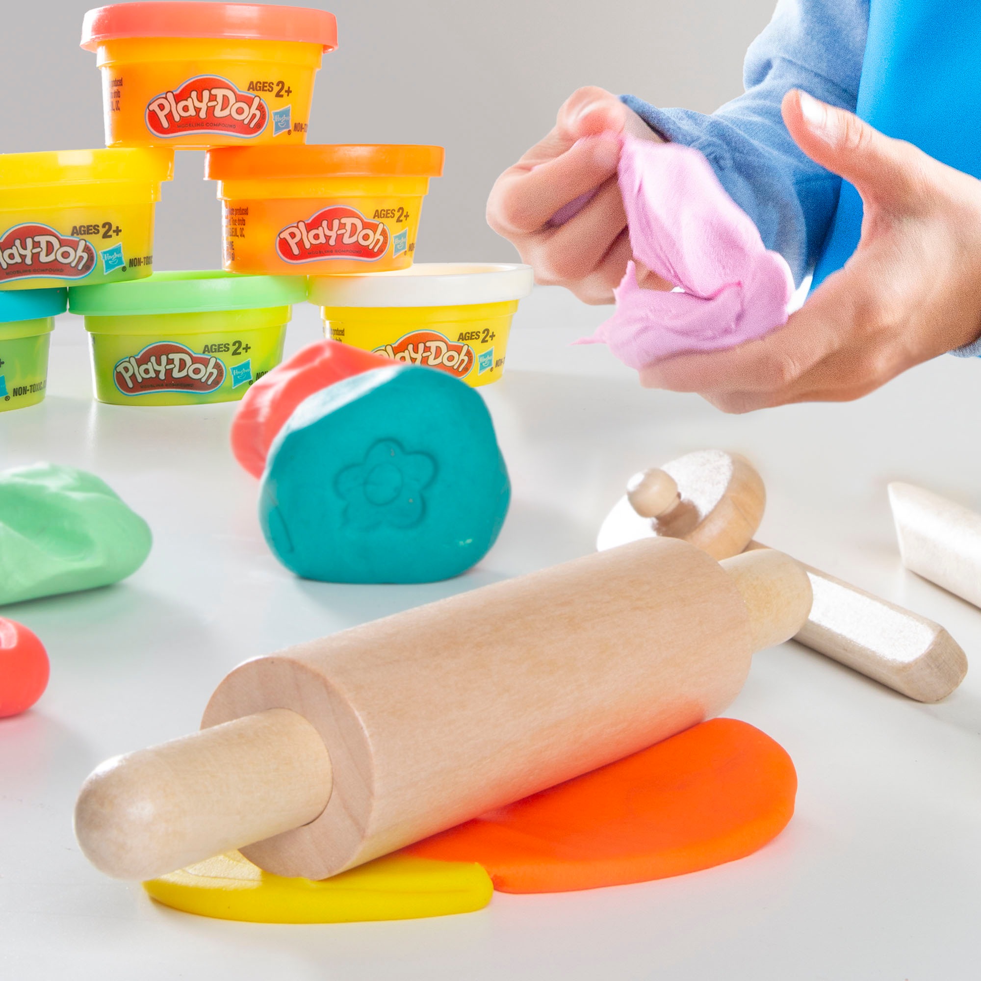 roba® Kindersitzgruppe »Play-Doh«, (Set), inkl. 3D Kreativmatte, Knete und Zubehör