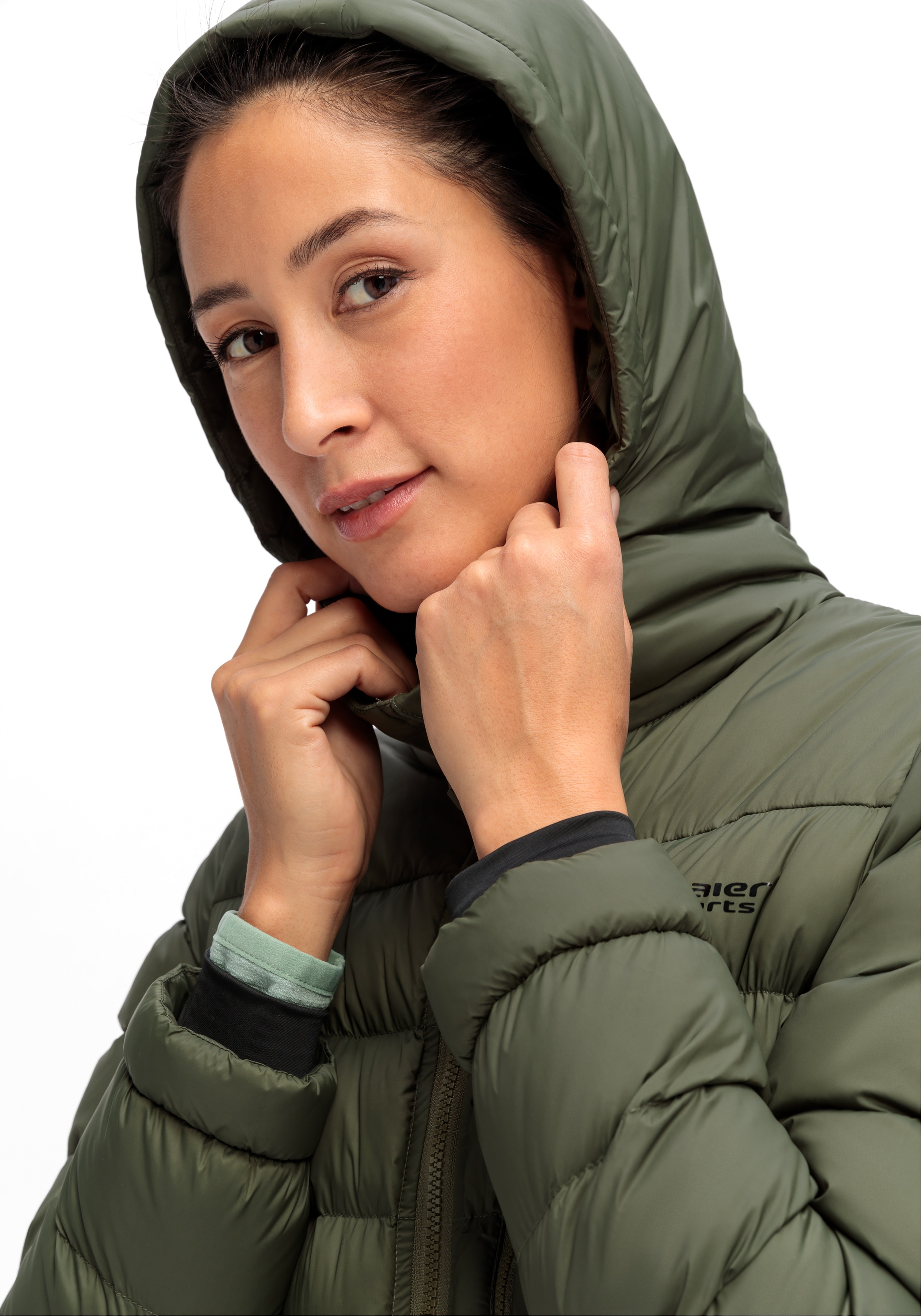 Maier Sports Funktionsmantel »Lomnica Coat W«, Damen Mantel, leichtes Primaloft Material, 3 RV-Taschen und Kapuze