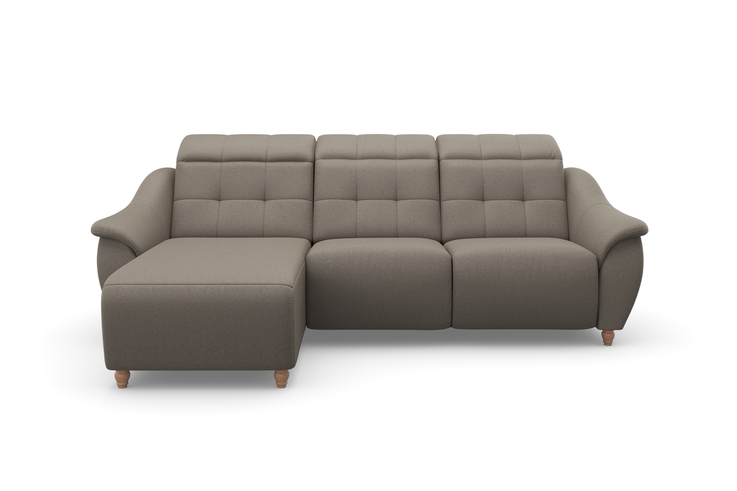 Home affaire Ecksofa »Boston L-Form«, (2 St.), Kopfteilverstellung an jeder Sitzfläche, wahlweise Relaxfunktion