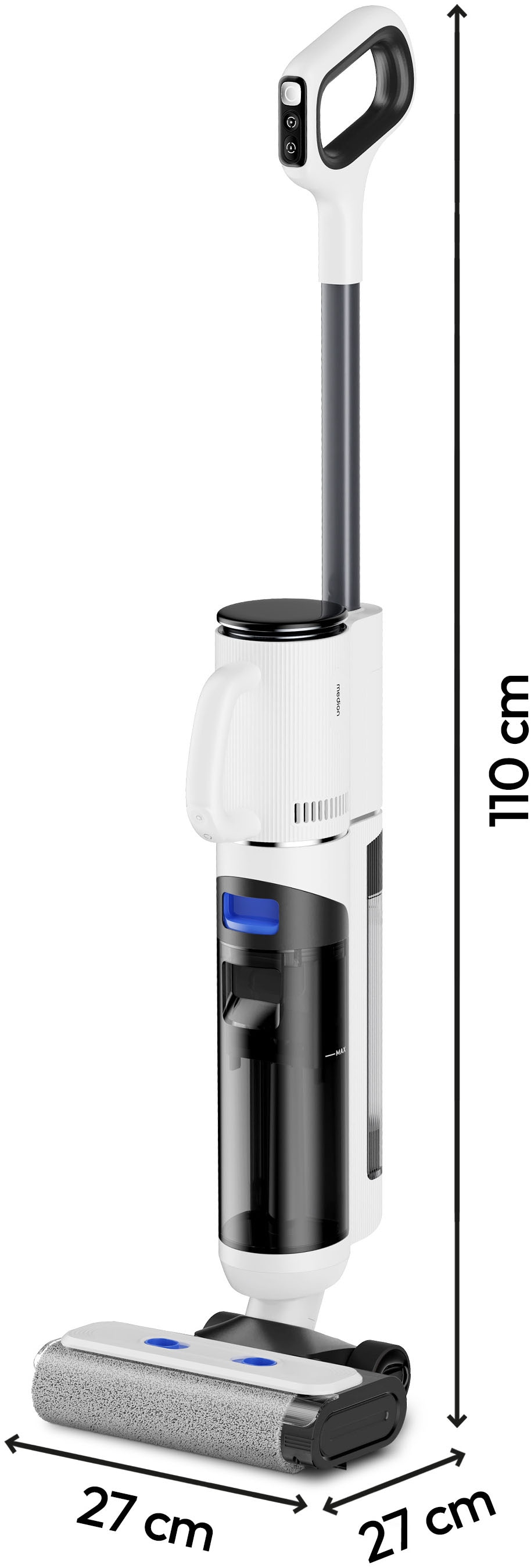 Medion® Nass-Trocken-Sauger »H30 (MD 11935), Frisch- und Schmutzwassertank, integriertes Zubehör«, Selbstreinigungs- und Trocknungsfunktion, 45min Laufzeit, LED-Display