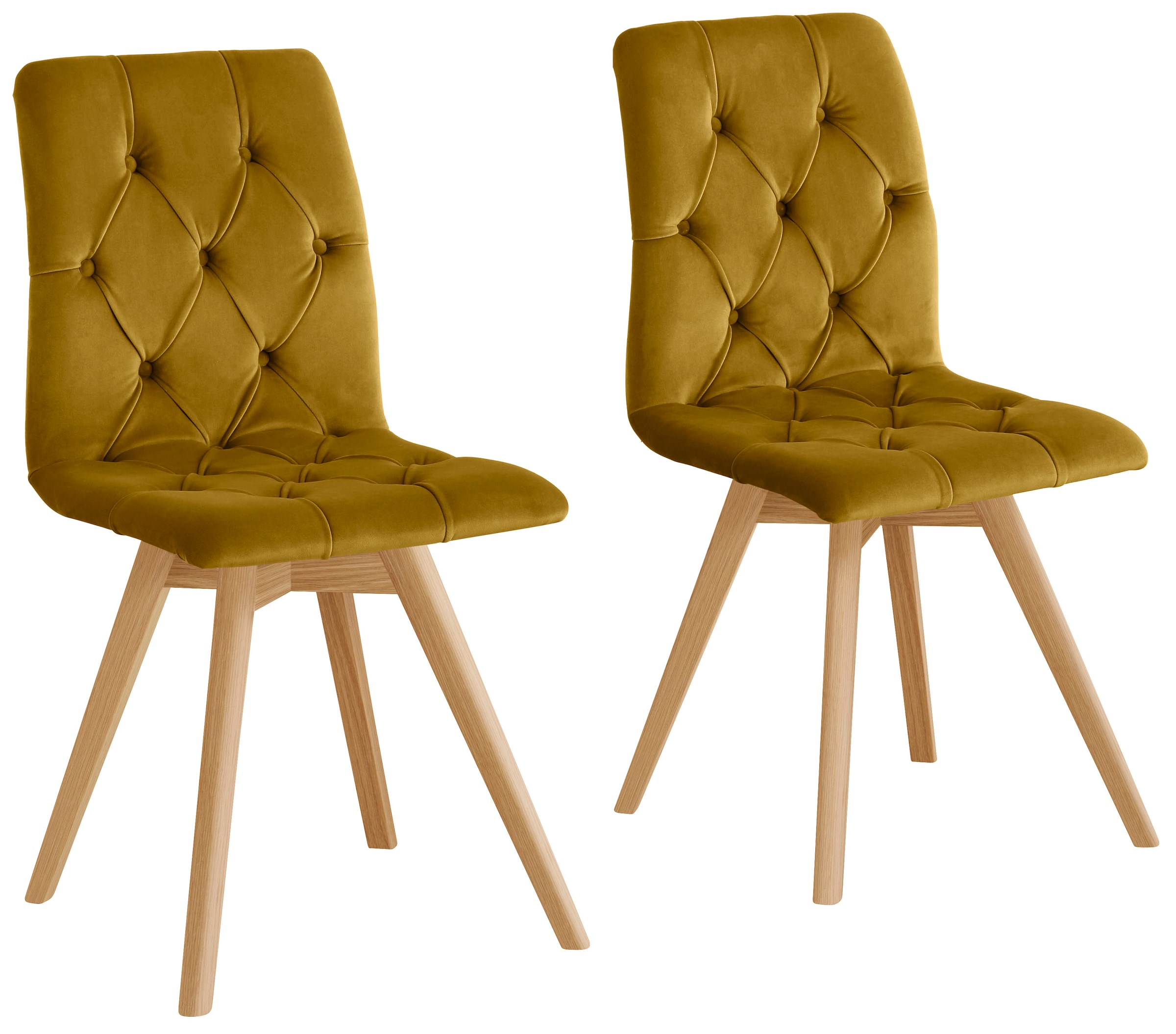 andas Esszimmerstuhl »Rania«, (Set), 6 St., Samtoptik, im 2er/4er/6er Set, günstig online kaufen