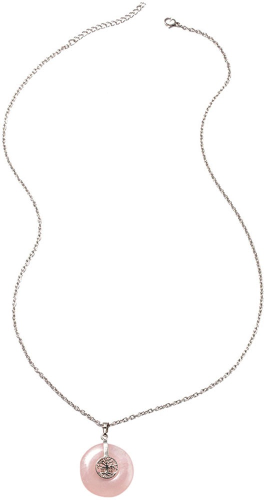 Firetti Kette mit Anhänger »Schmuck Geschenk Halsschmuck Halskette Ankerkette Lebensbaum Edelstein« Made in Germany - mit Edelstein