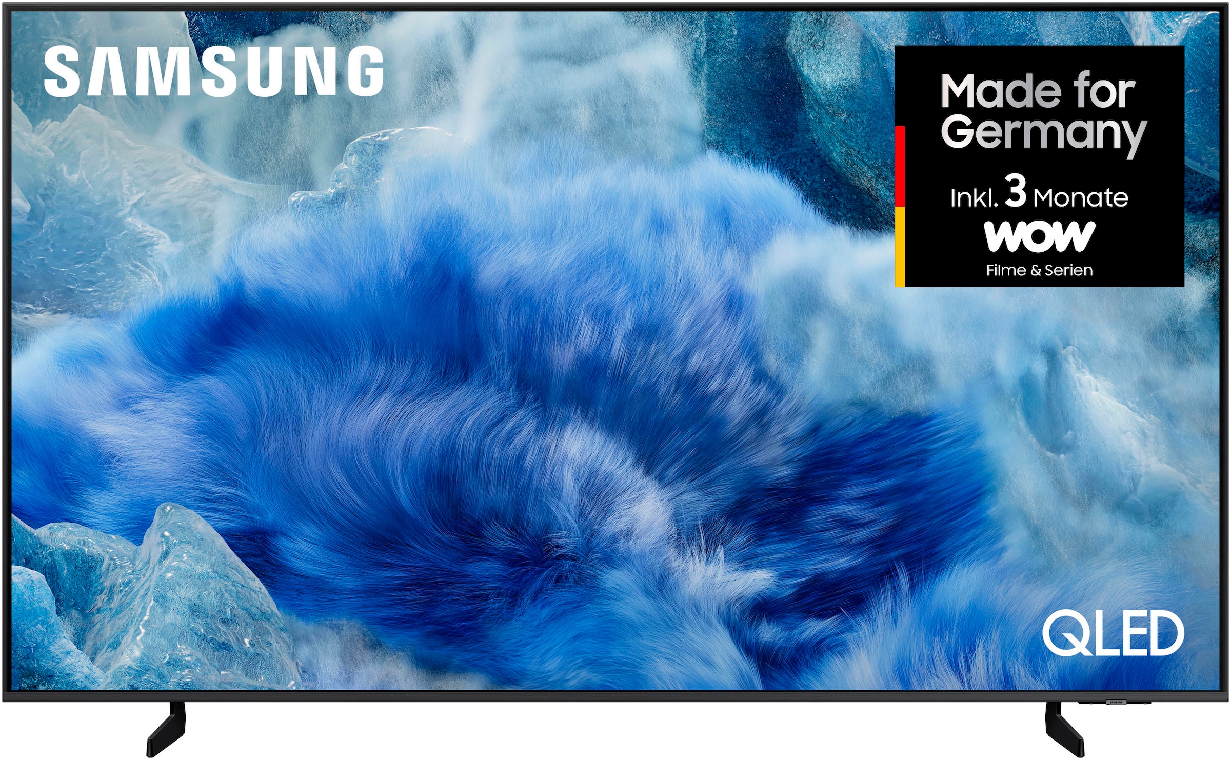 Samsung QLED-Fernseher »GQ65Q8FAAU«, 4K Ultra HD, Smart-TV, Quantum HDR+, Knox Security, Art Store, 3D Sound, Gaming Hub, AI TV