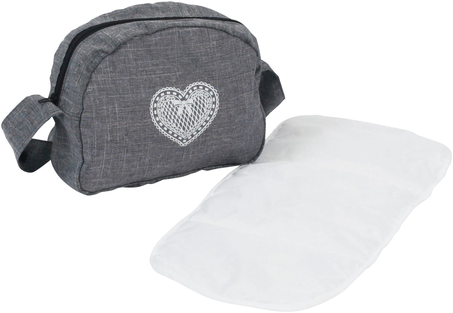 CHIC2000 Puppen Wickeltasche »Jeans Grey«