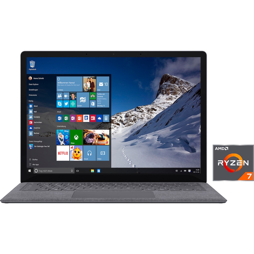 Microsoft Notebook »Surface Laptop 4«, (34,29 cm/13,5 Zoll), AMD, Ryzen 5, Radeon™, 256 GB SSD