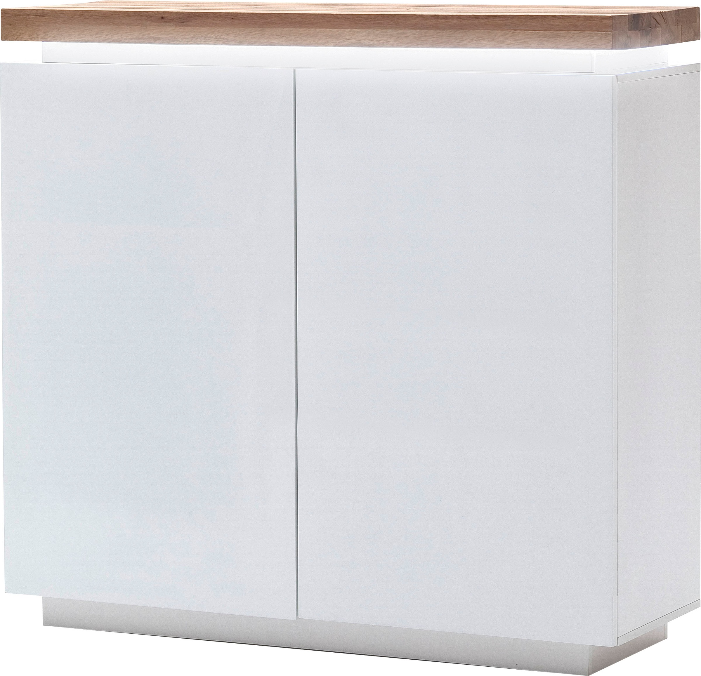 MCA furniture Highboard »Romina«, mit LED Beleuchtung weiß dimmbar, inkl. Fernbedienung
