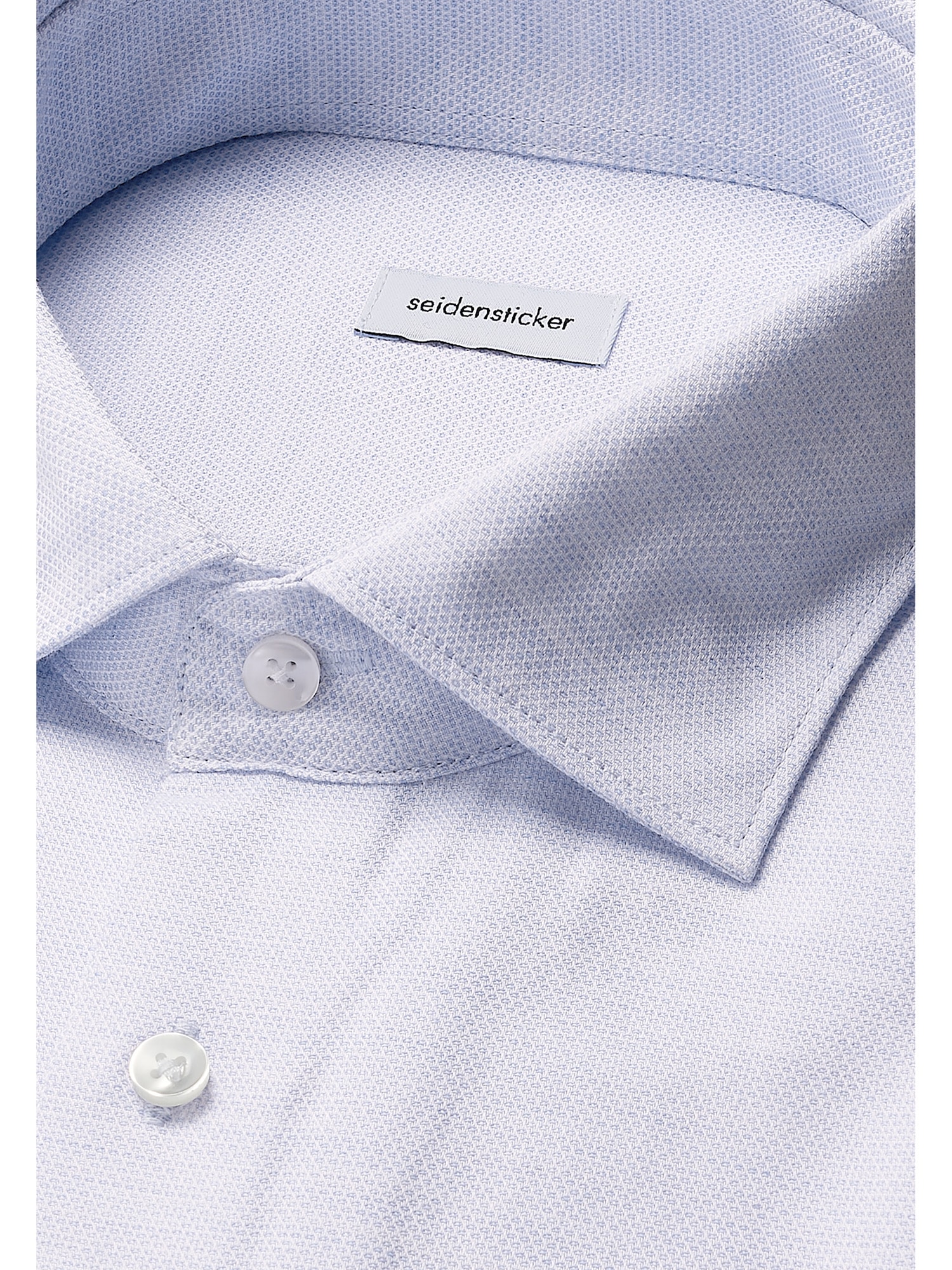 seidensticker Flanellhemd »Schwarze Rose«, Regular 1/1 Kentkragen Struktur