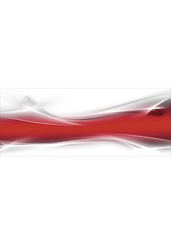 Home affaire Glasbild »Designus: Kreatives Element Rot«, 125/50 cm kaufen