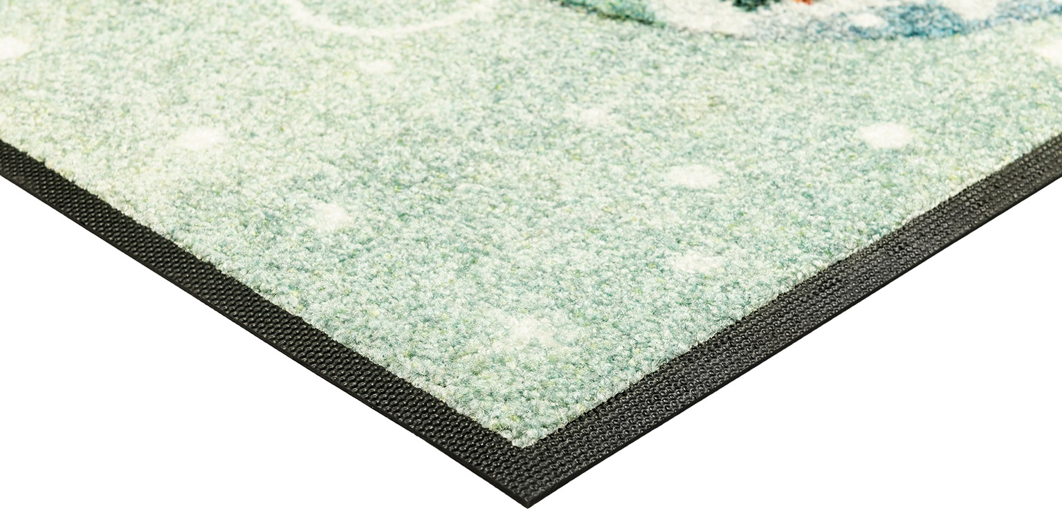 wash+dry by Kleen-Tex Fußmatte »Snow Globe« rechteckig 7 mm Höhe