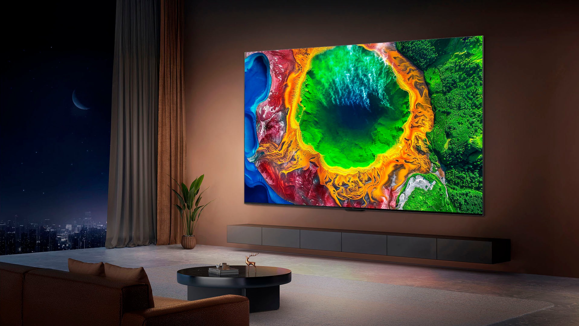 TCL Mini-LED-Fernseher »85RM7LX1« 215 cm/85 ″ Apple Airplay 2, 2.000 nits HDR , 100 % BT.2020, ONKYO 2.1