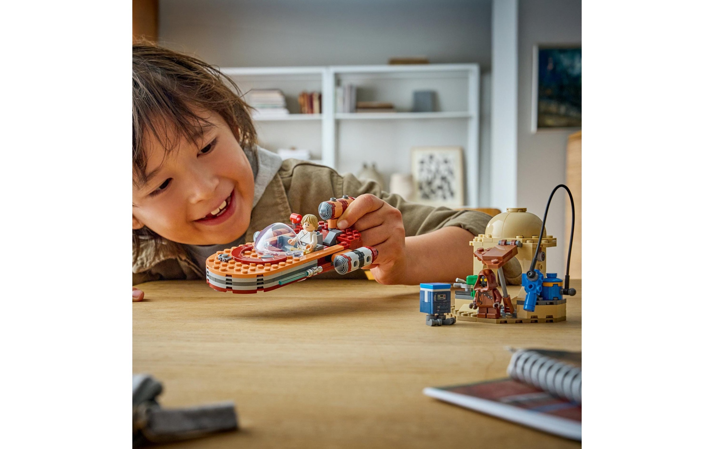LEGO® Konstruktionsspielsteine »SMART Play: Lukes Landspeeder (75420), LEGO Star Wars ™« Mit SMART Brick kombatibel (nicht im Lieferumfang enthalten)