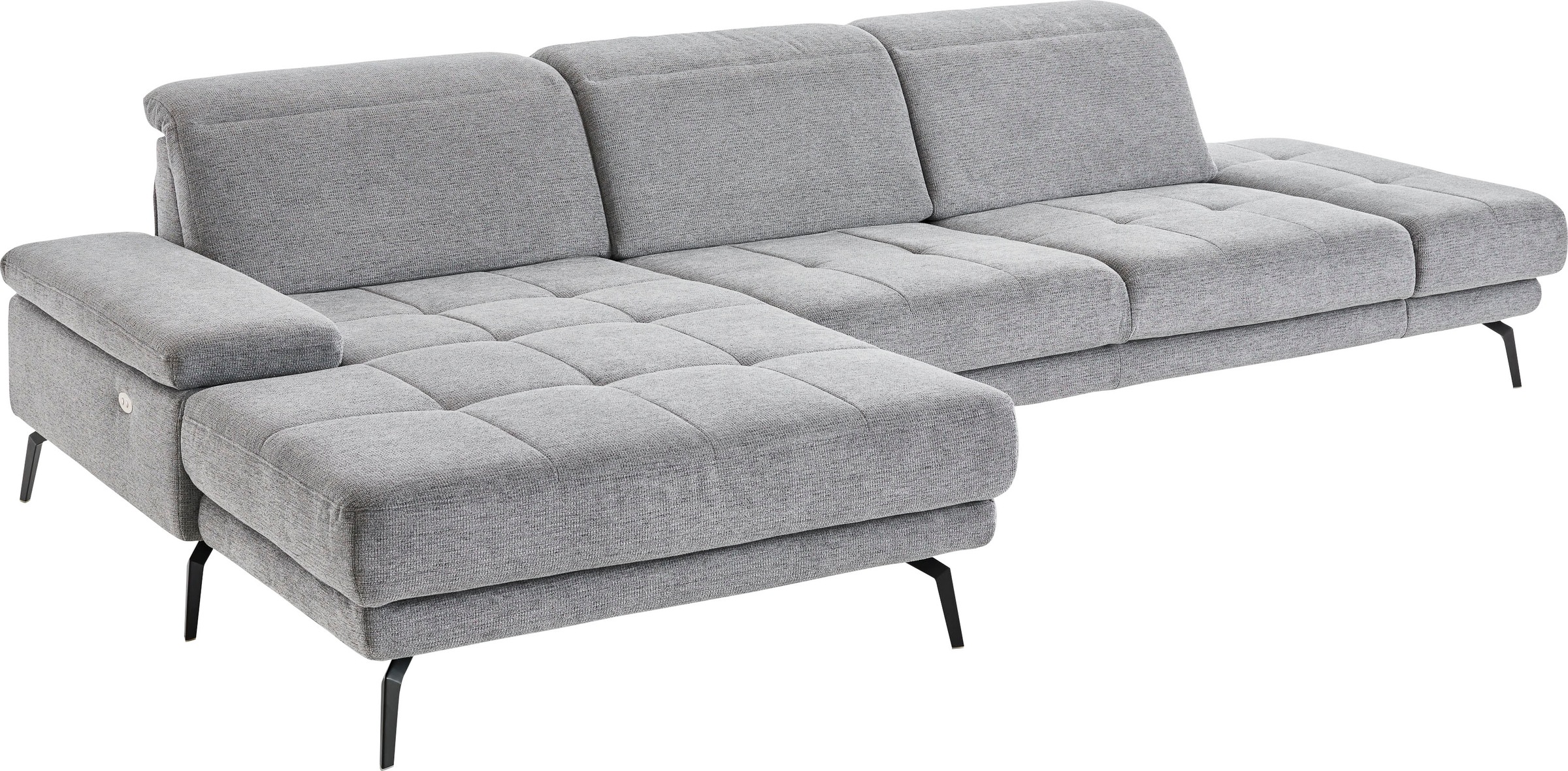 Die PlanBar Ecksofa »MP-IN20126 L-Form«, mit Kopfteilverstellung, optional Sitztiefen- & Armteilverstellung