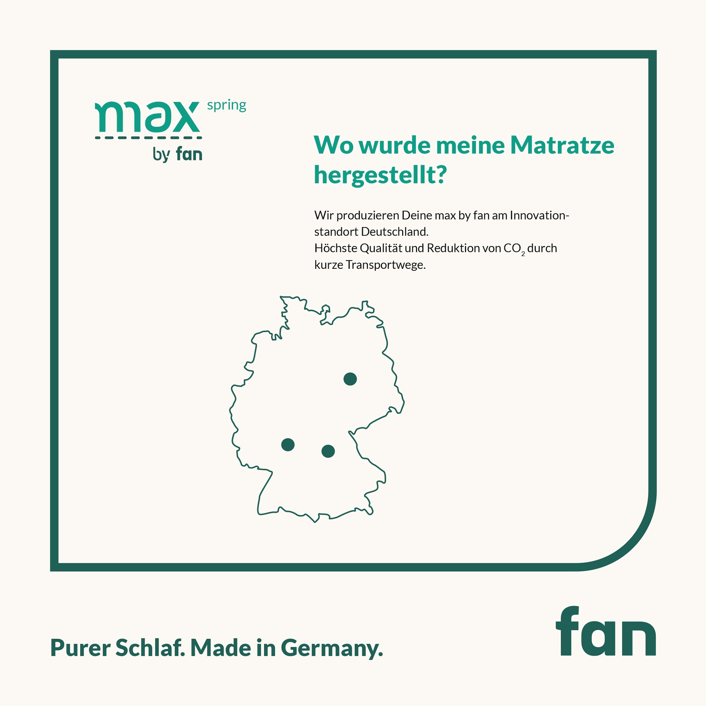 fan Taschenfederkernmatratze »max spring by fan, 90x200 cm, 140x200 & weitere Größen«, 18 cm hoch, 360 Federn, (1 St., 1-tlg.), 5 Liegezonen, atmungsaktiv, ergonomisch, belastbar bis 140 kg