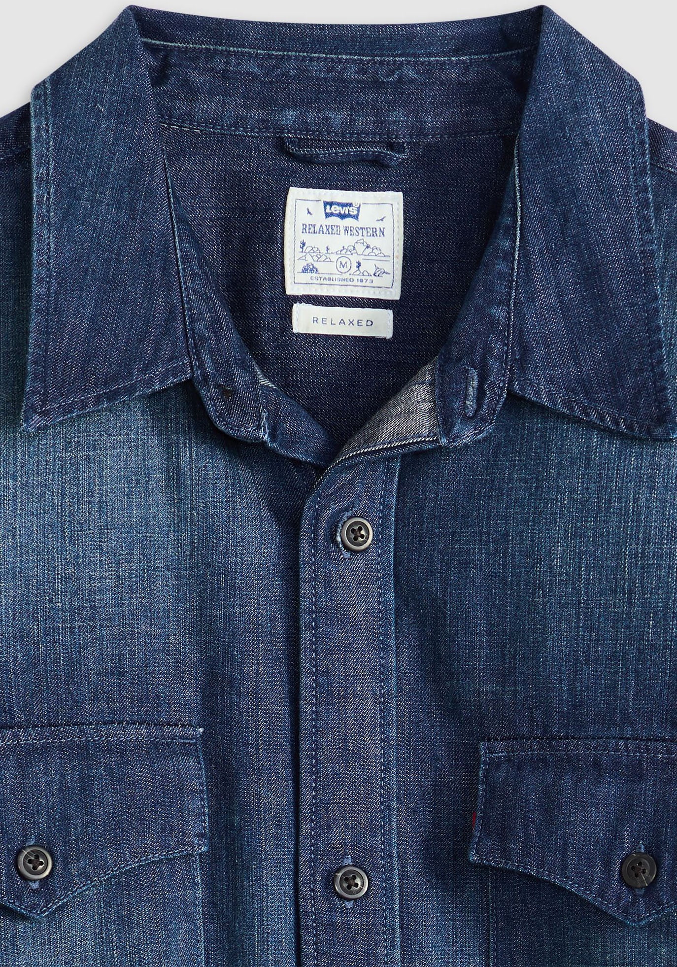 Levi's® Jeanshemd »RELAXED FIT WESTERN«, im Western-Stil