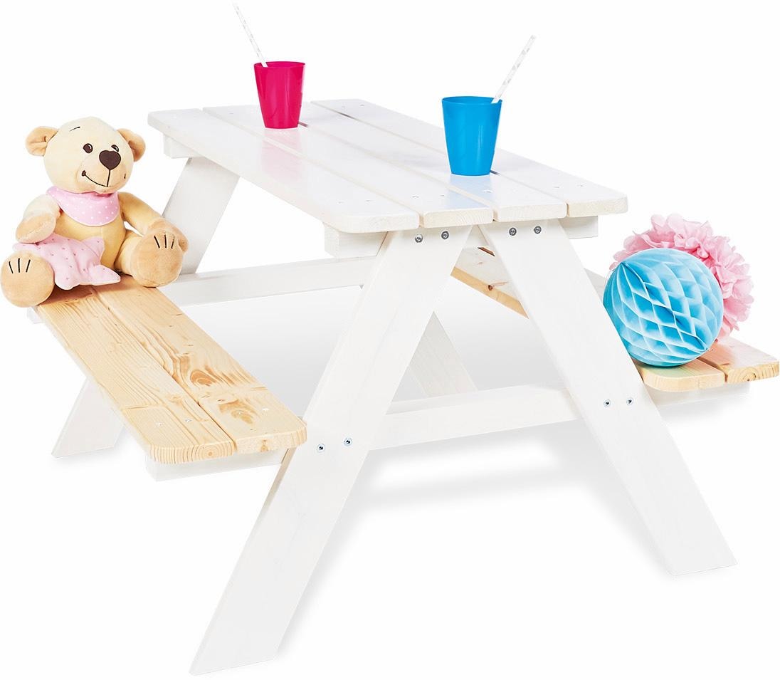 Pinolino® Kindersitzgruppe »Nicki für 4, weiß«, Made in Europe günstig online kaufen