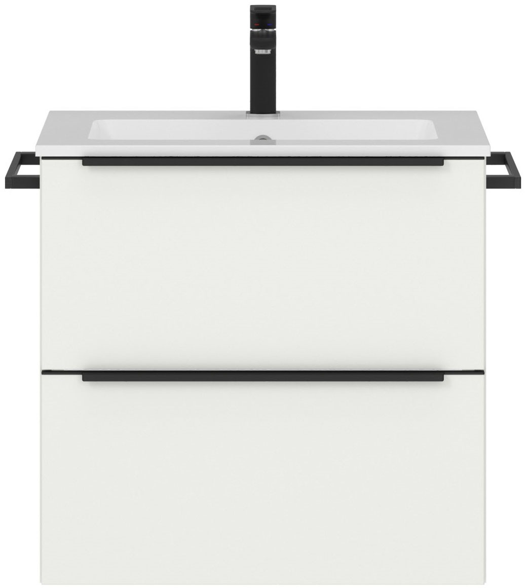 nobilia® Waschtisch-Set »Levere« vormontiert, mit Soft-Close, 1 Stk. tlg.