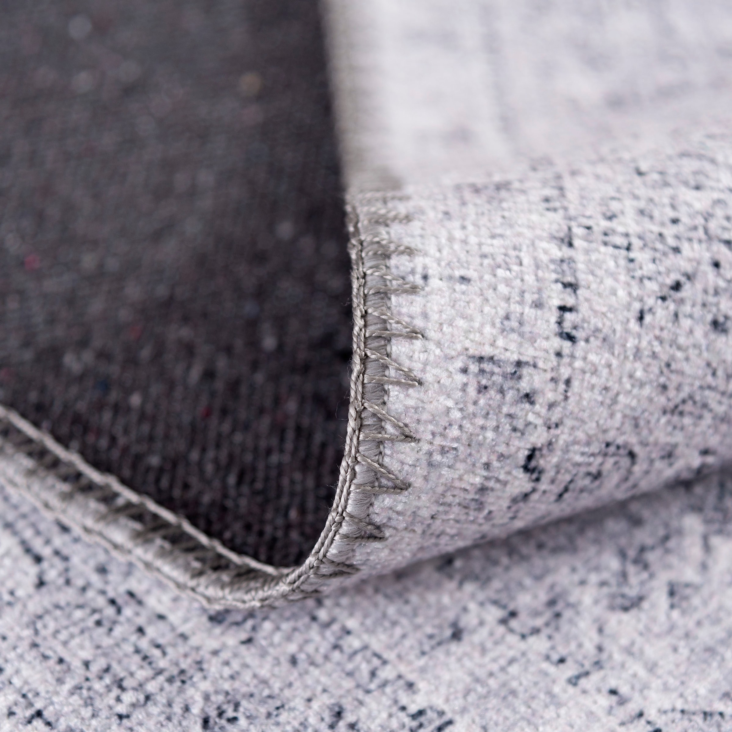 Sehrazat Teppich »Vintage 3570«, rechteckig, 4 mm Höhe, Kurzflor, waschbar, Chenille mit Baumwolle, Wohnzimmer