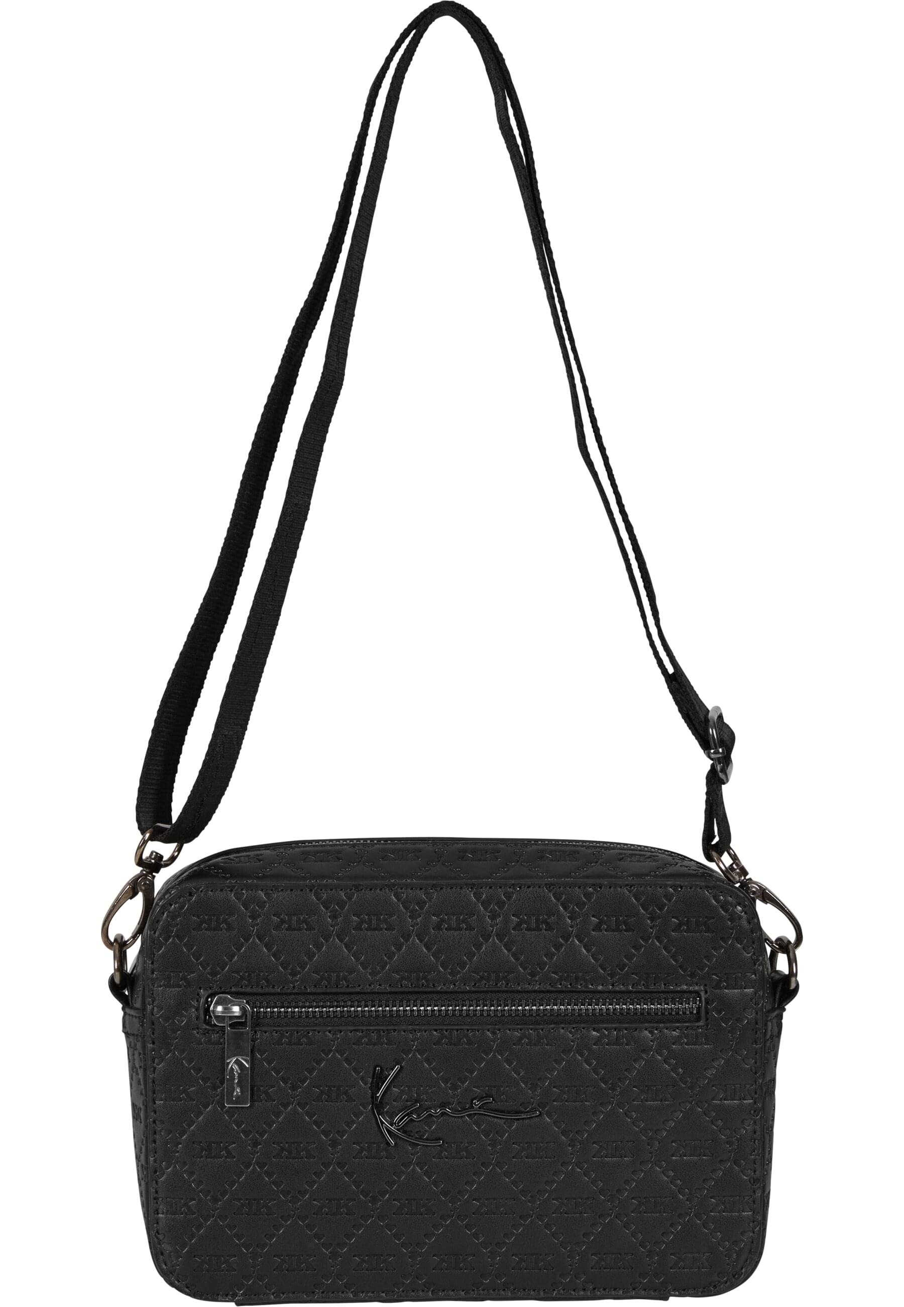 KARL KANI Umhängetasche »Signature Monogram Aop Pu Leather Messenger Bag« black