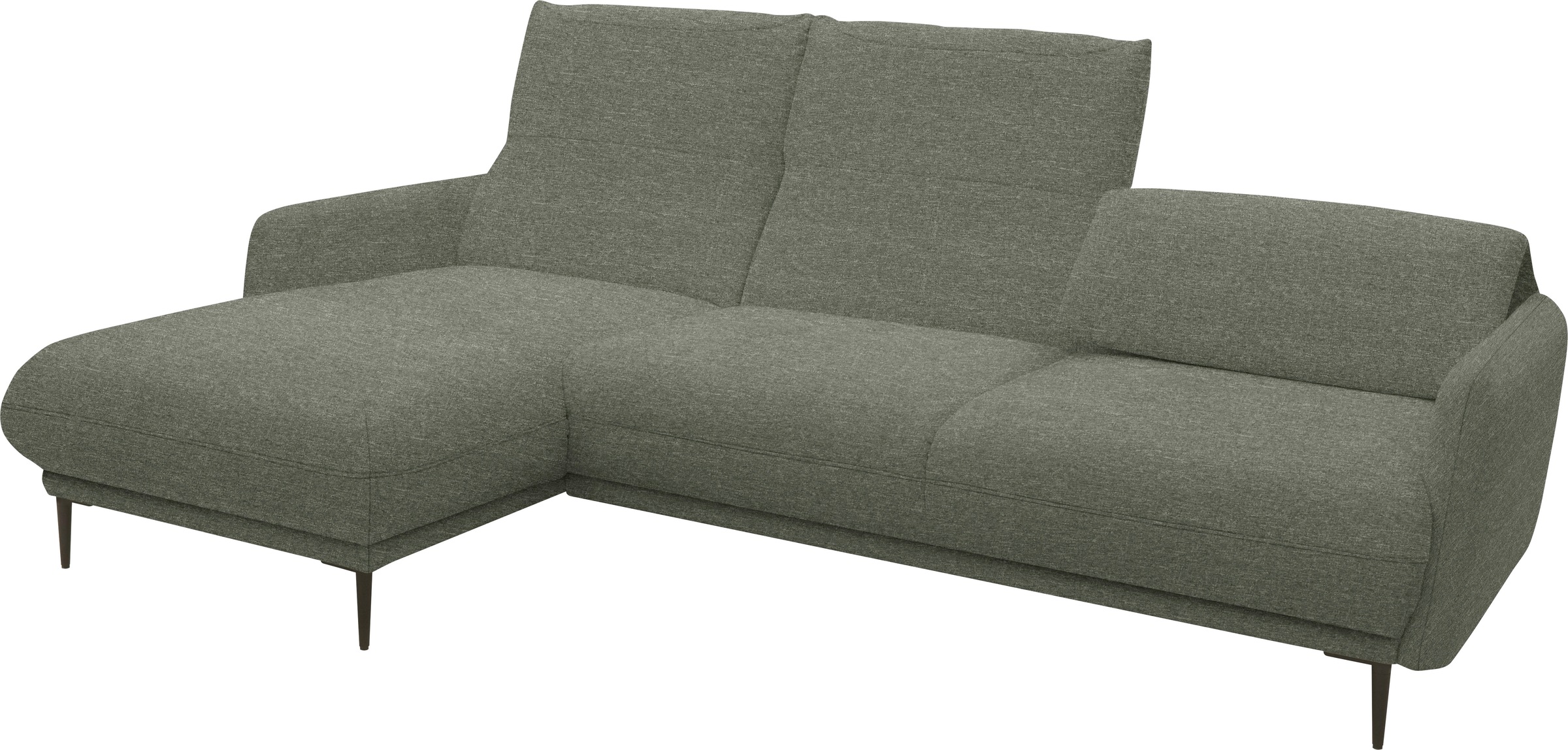 andas Ecksofa »Skovsende Sitzbreite 245 cm, Rückenlehne stufenlos hochklappbar für«, individuellen Sitzkomfort Kopfteilverstellung, L-Form
