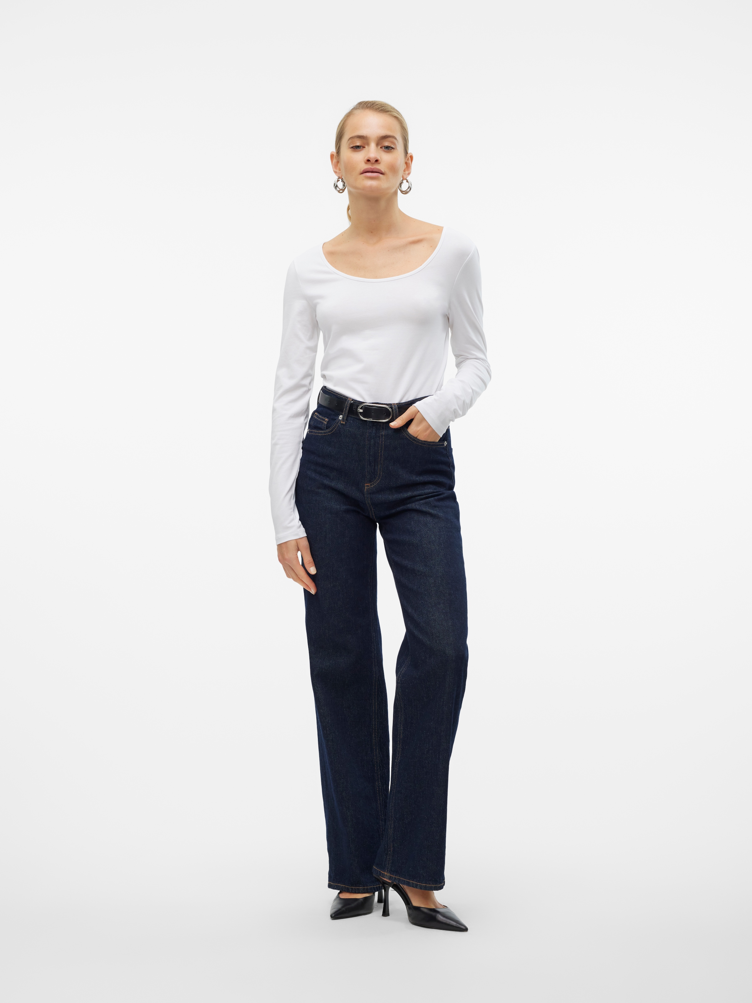 Vero Moda Langarmshirt »VMMAXI« aus Bio-Baumwolle