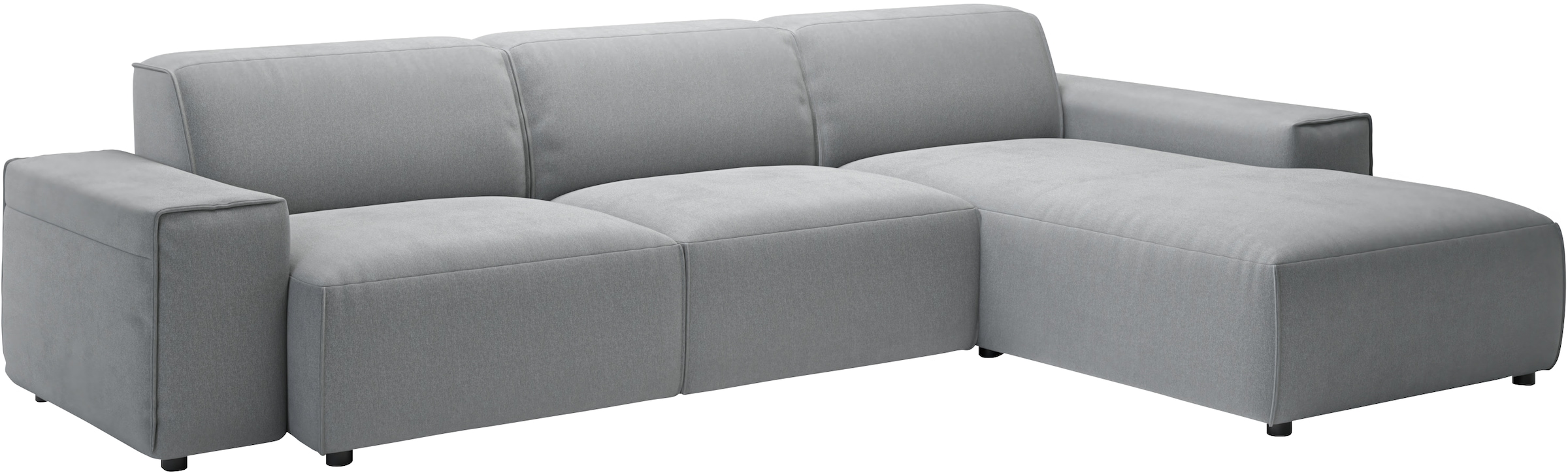 andas Ecksofa »Glimminge auch in Breitcord, Feincord, Bouclé + Easy care-Bezug«, L-Form, Breite 294, Zierkissen