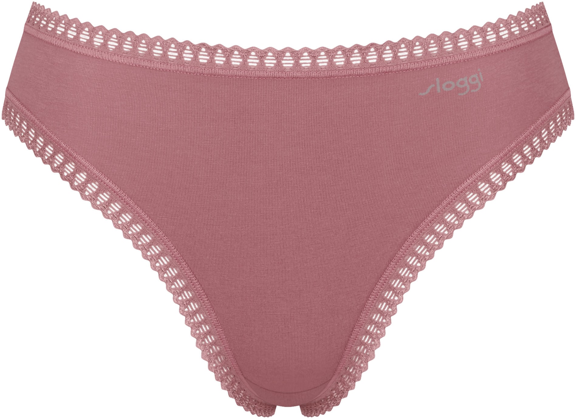 sloggi Slip »GO Crush High leg C3P«, (3er Pack), mit Spitzendetails