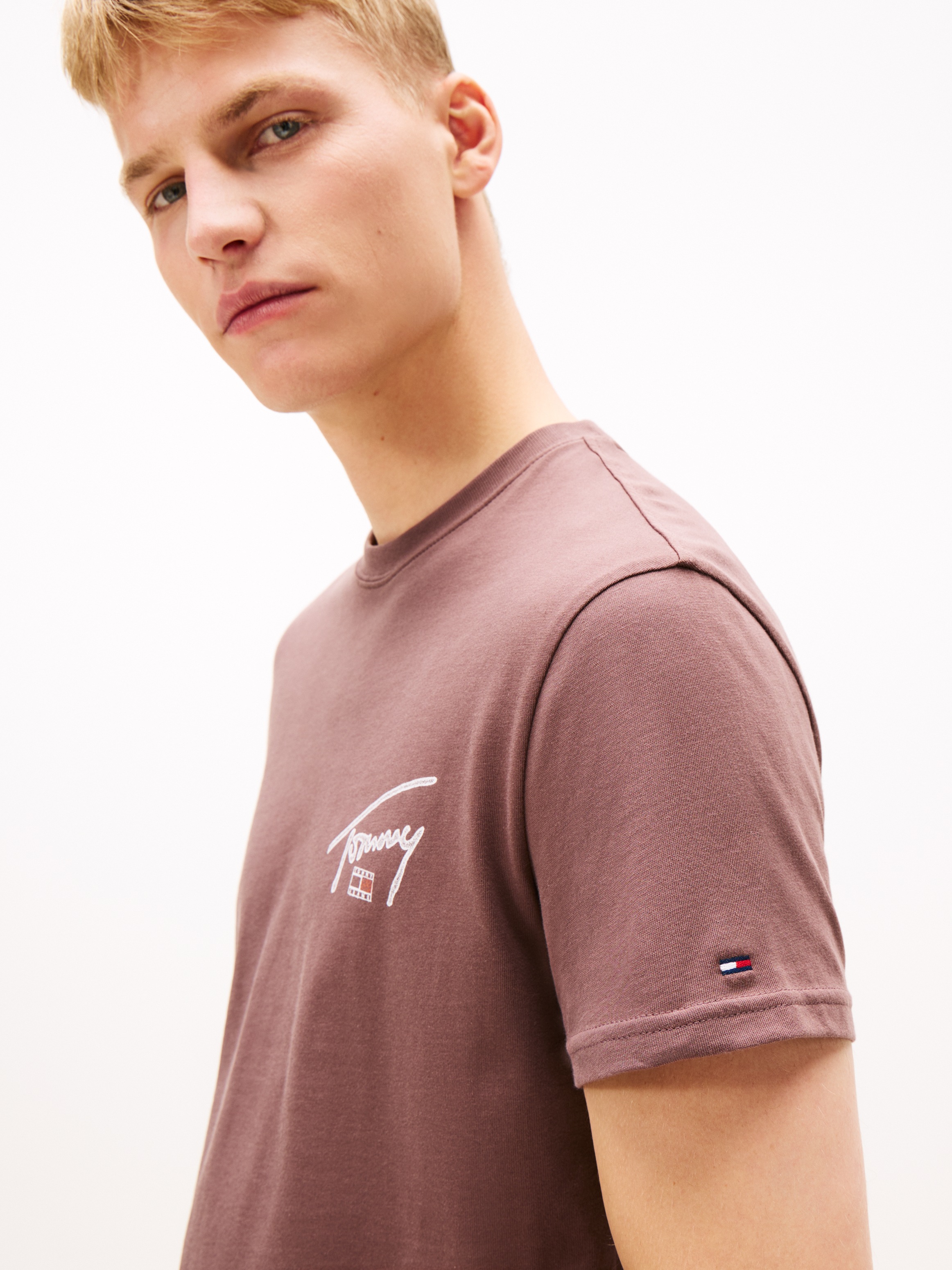 Tommy Jeans T-Shirt »TJM SIGN BACKPRINT« mit Rückenprint, regular fit, Rundhals