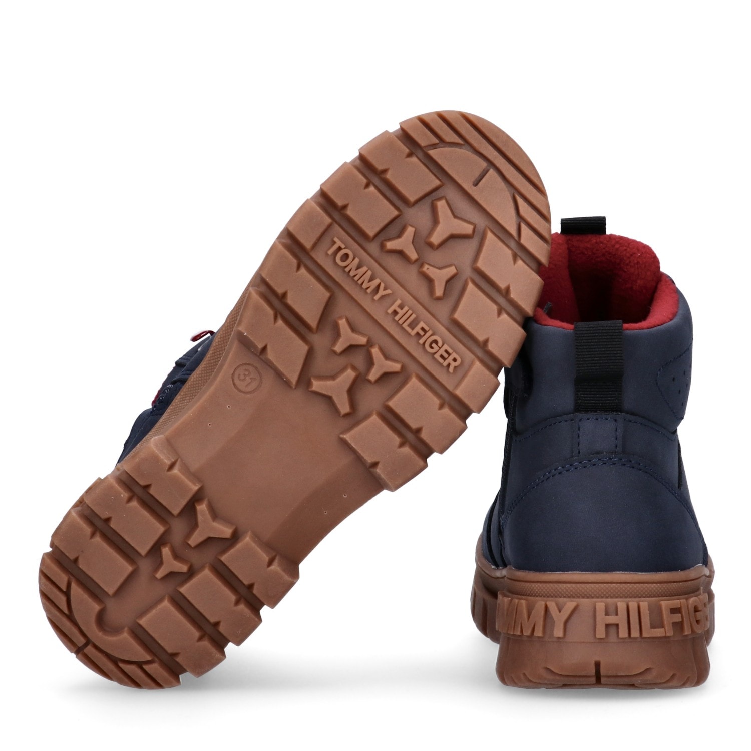 Tommy Hilfiger Schnürboots, Chunky Boots, Winterboots mit Blockabsatz