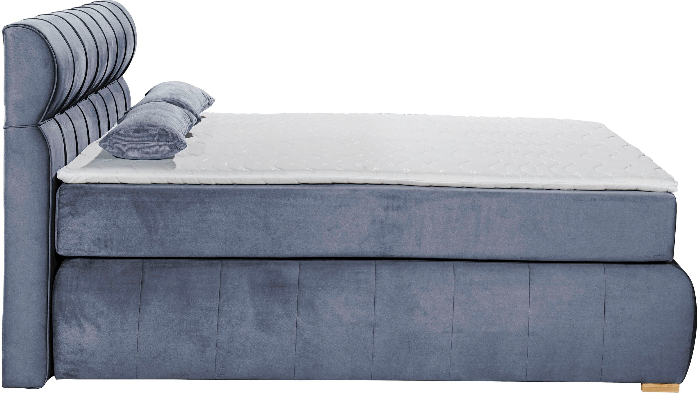 Places of Style Boxspringbett »Felicia«, in H4, inkl. Topper und Bettkasten